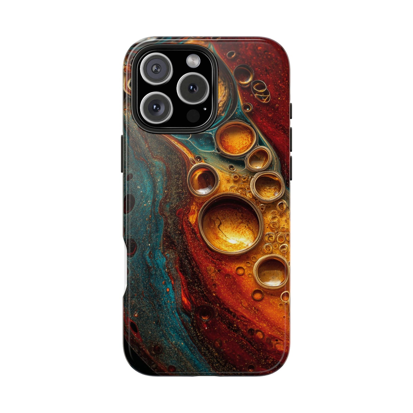 Abstract Art Tough Phone Case - Unique Colorful Design