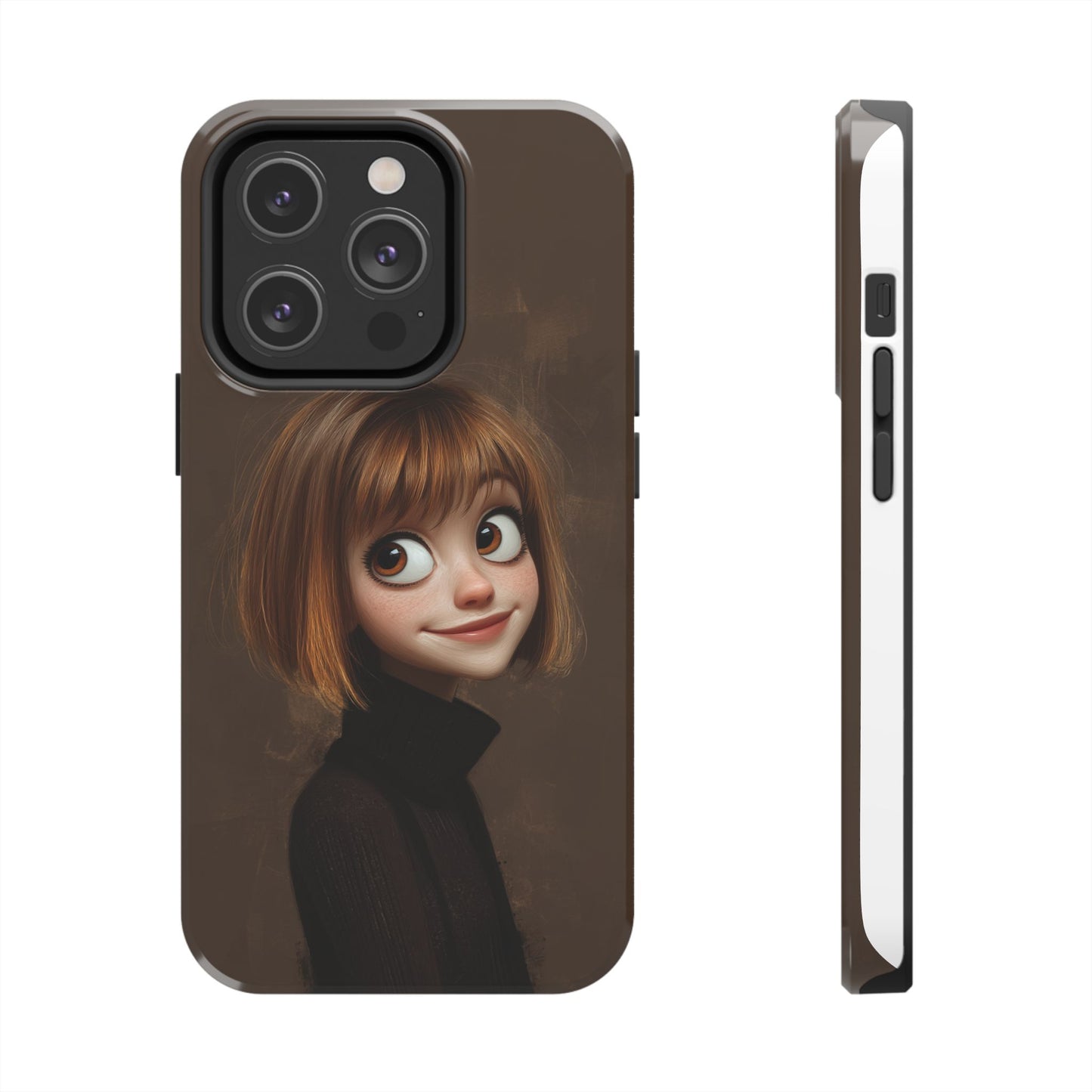 Cute Cartoon Character Tough Phone Case - Durable & Stylish Protection