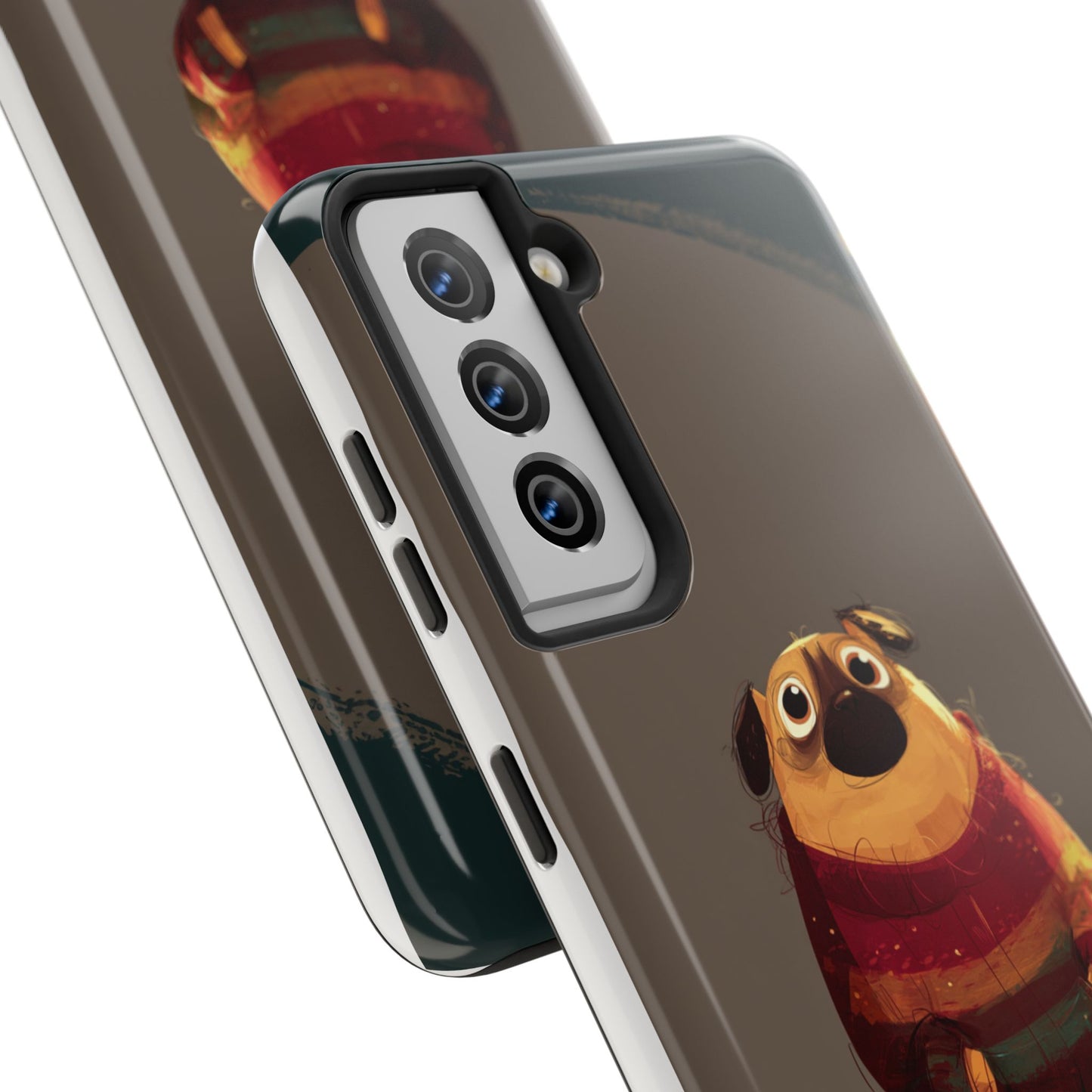 Cute Pug Tough Phone Case - Durable & Stylish Protection for Pet Lovers