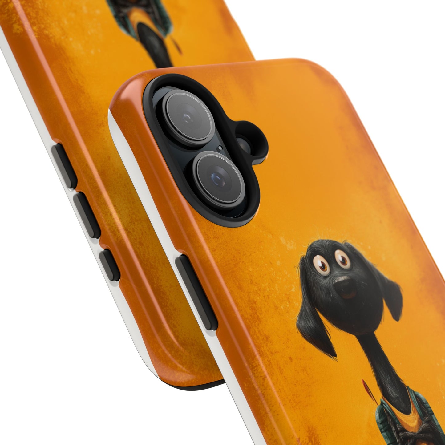 Cute Dog Art Tough Phone Case for Animal Lovers