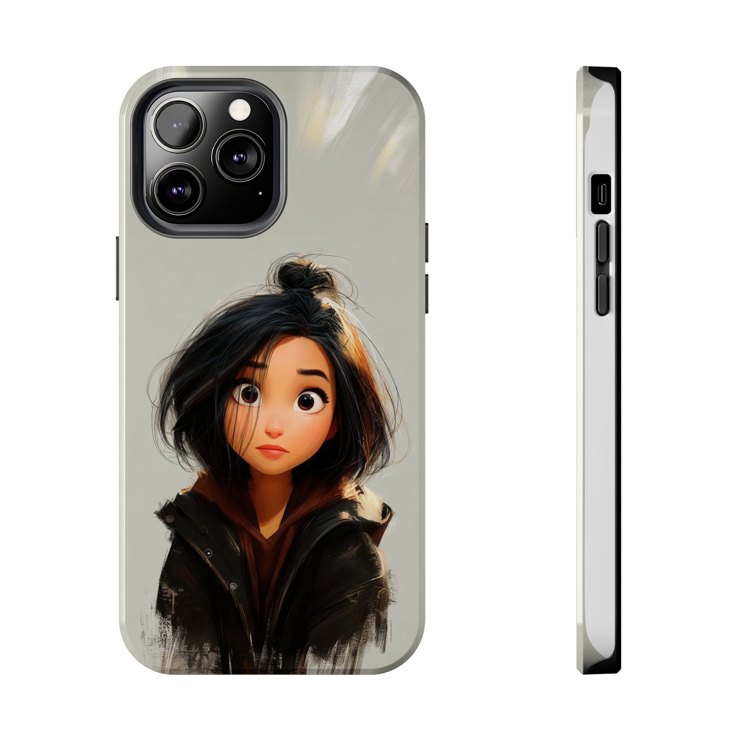 Artistic Tough Phone Case - Unique Design for Creative Souls