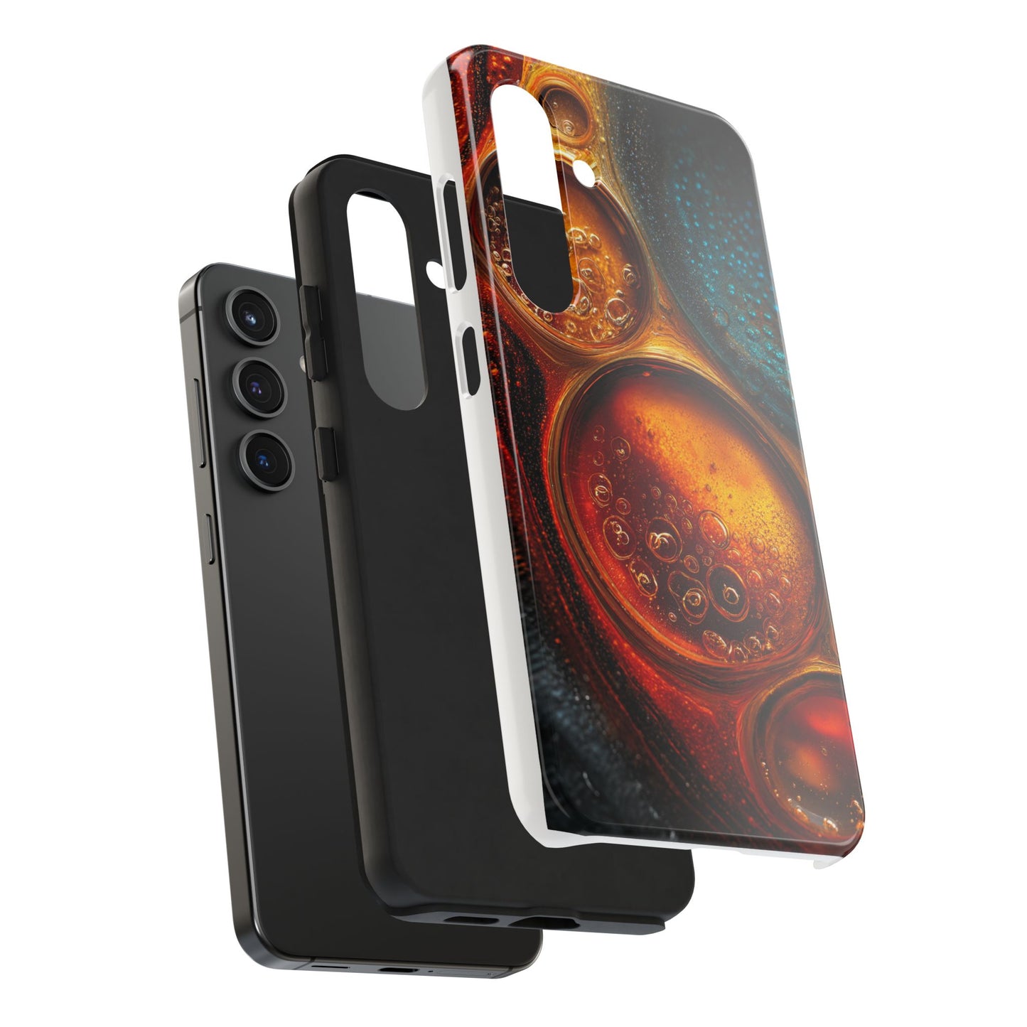 Vibrant Abstract Tough Phone Case – Bubble Design for Ultimate Protection