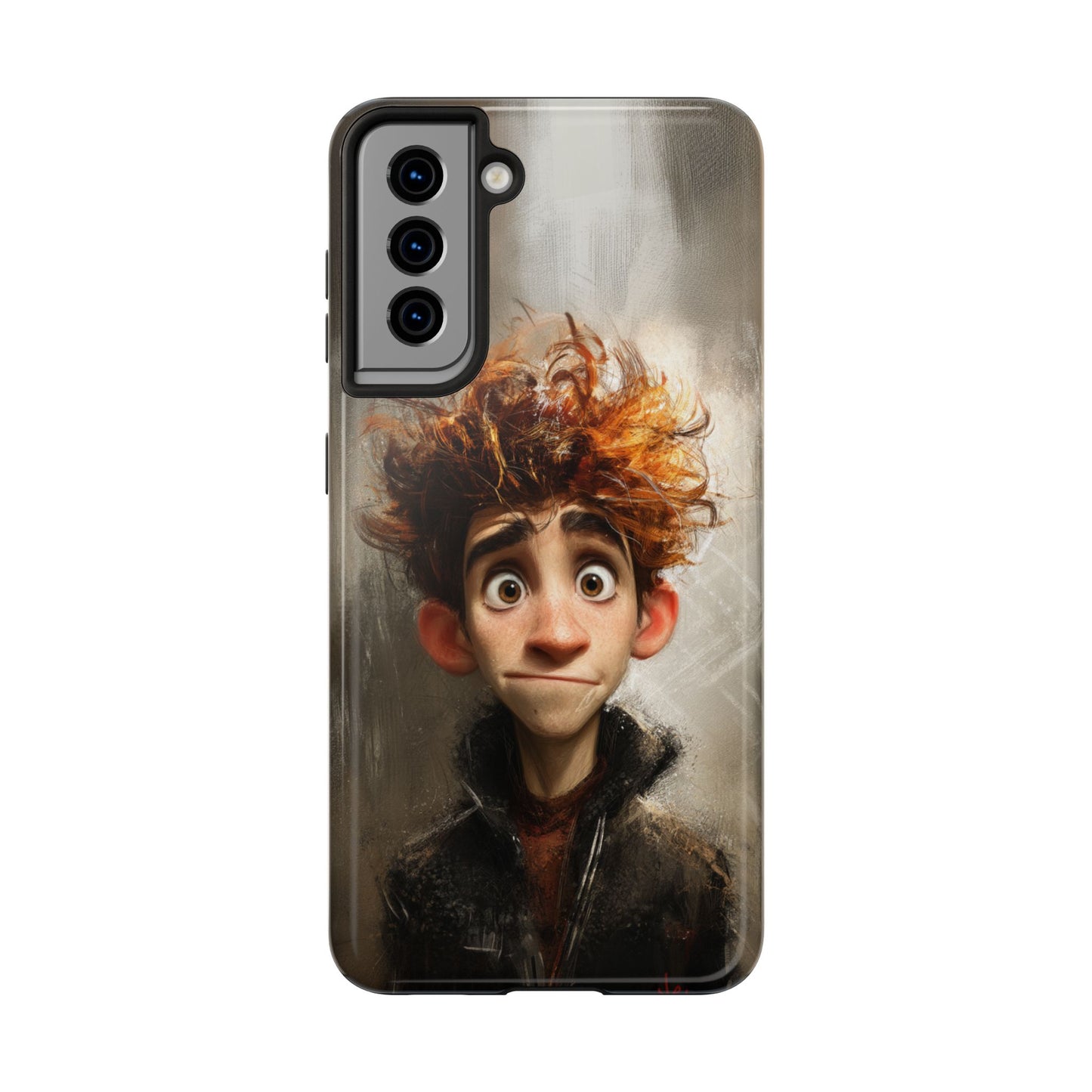 Whimsical Tough Phone Case – Unique Art Design for Creative Souls
