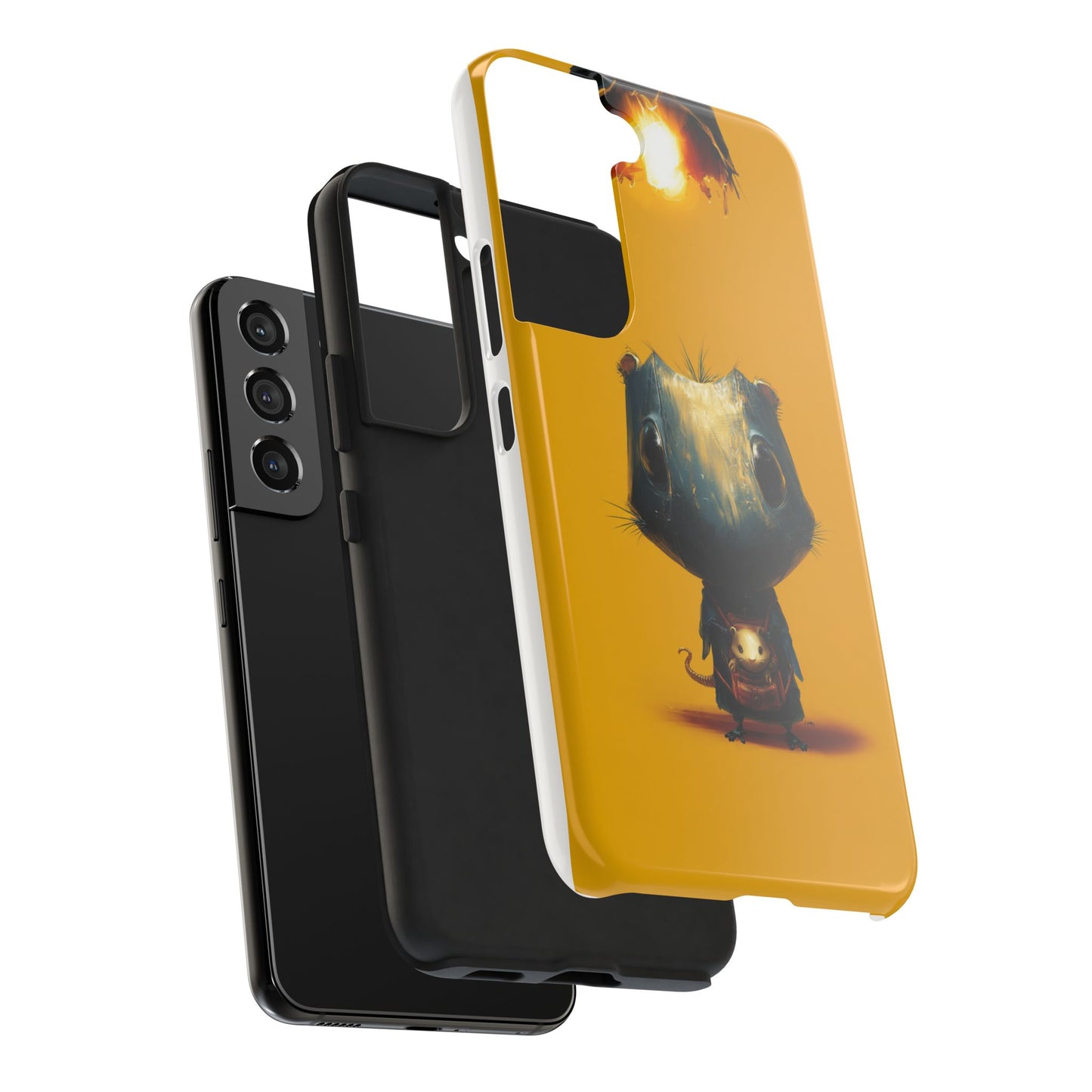 Whimsical Tough Phone Case | Cute Character Design for Animal Lovers