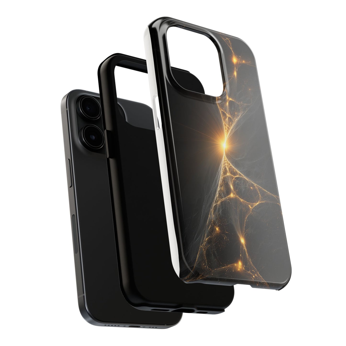 Cosmic Glow Tough Phone Case - Durable Protection with Stunning Galaxy Design