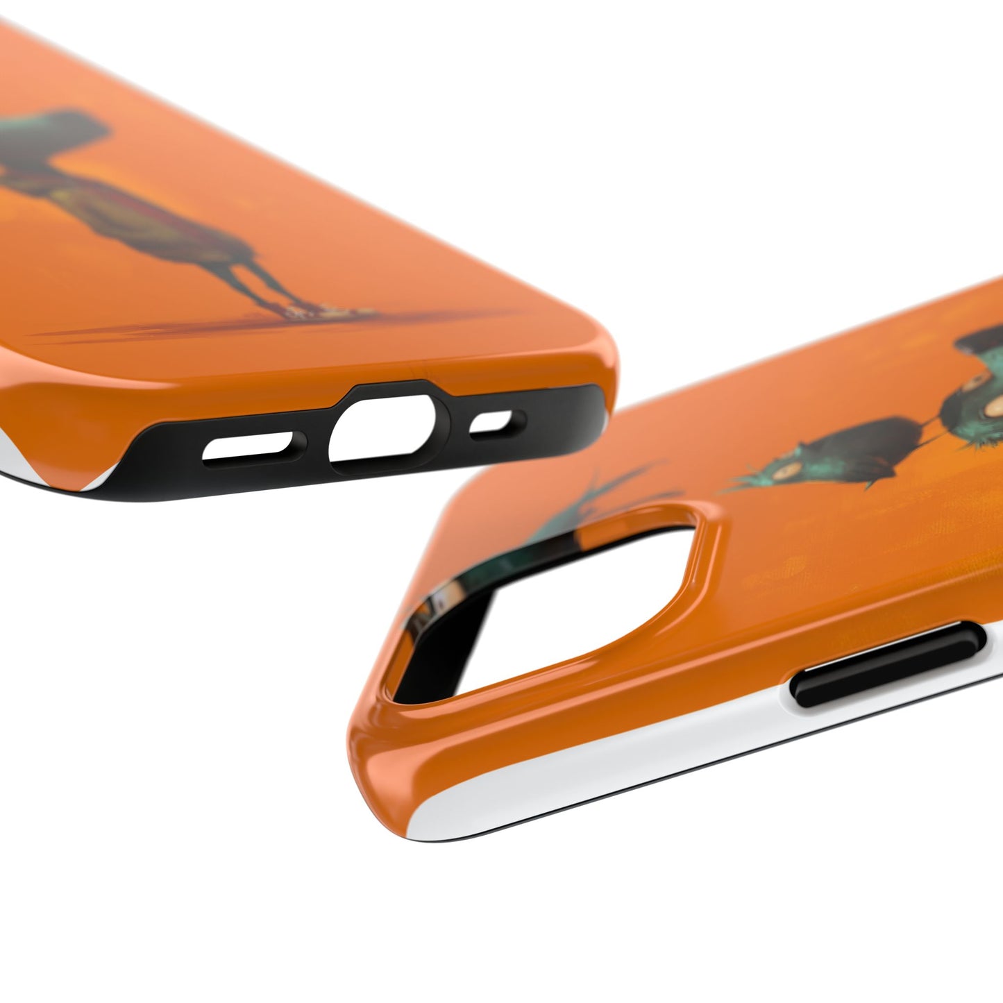 Fun Dog & Bird Tough Phone Cases - Quirky Animal Art for Pet Lovers