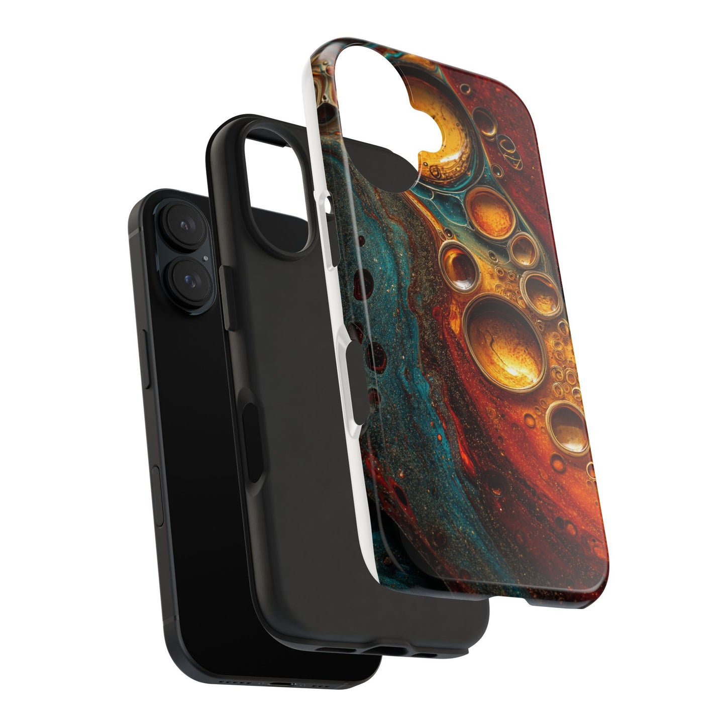 Abstract Art Tough Phone Case - Unique Colorful Design