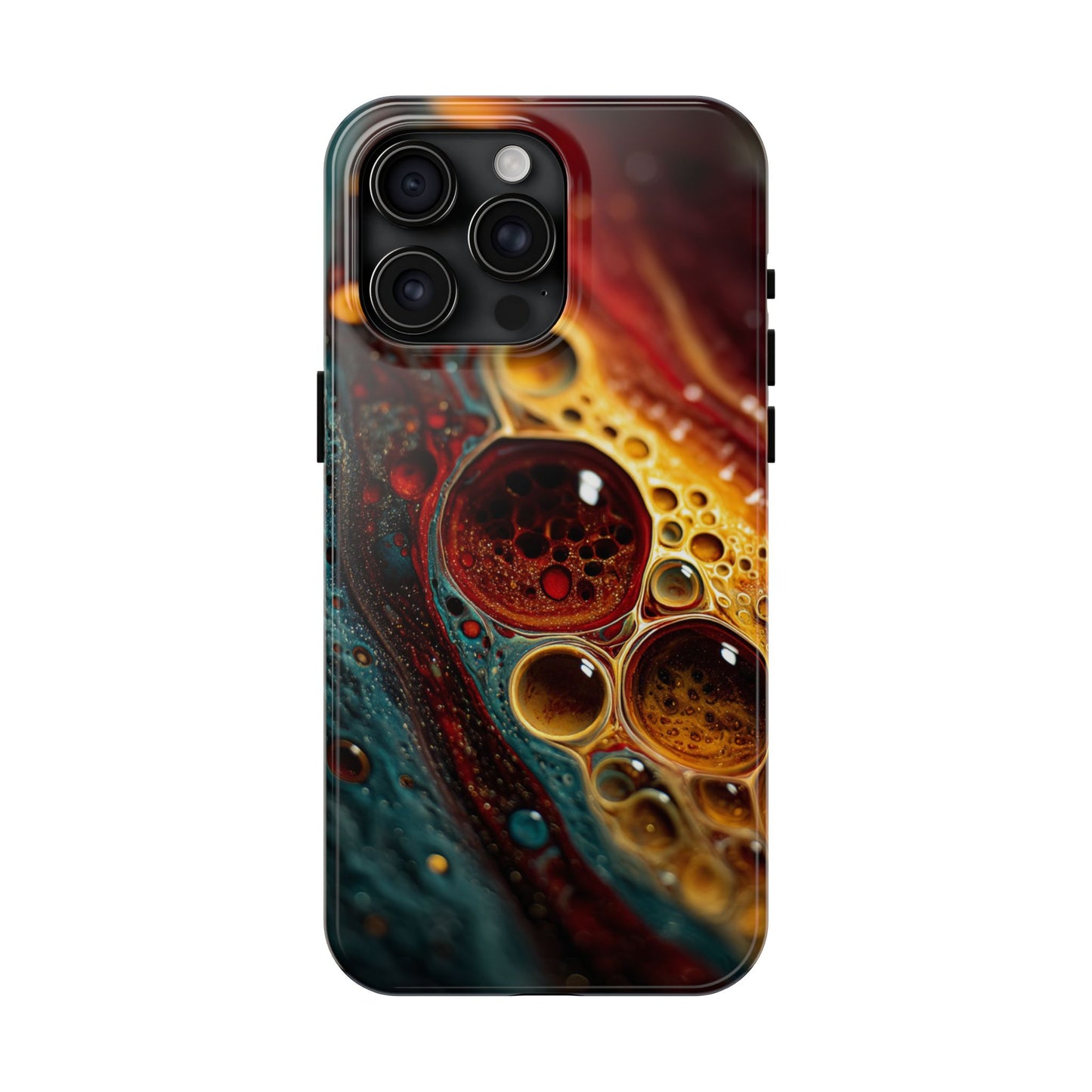 Vibrant Abstract Tough Phone Case - Unique Art for Stylish Protection