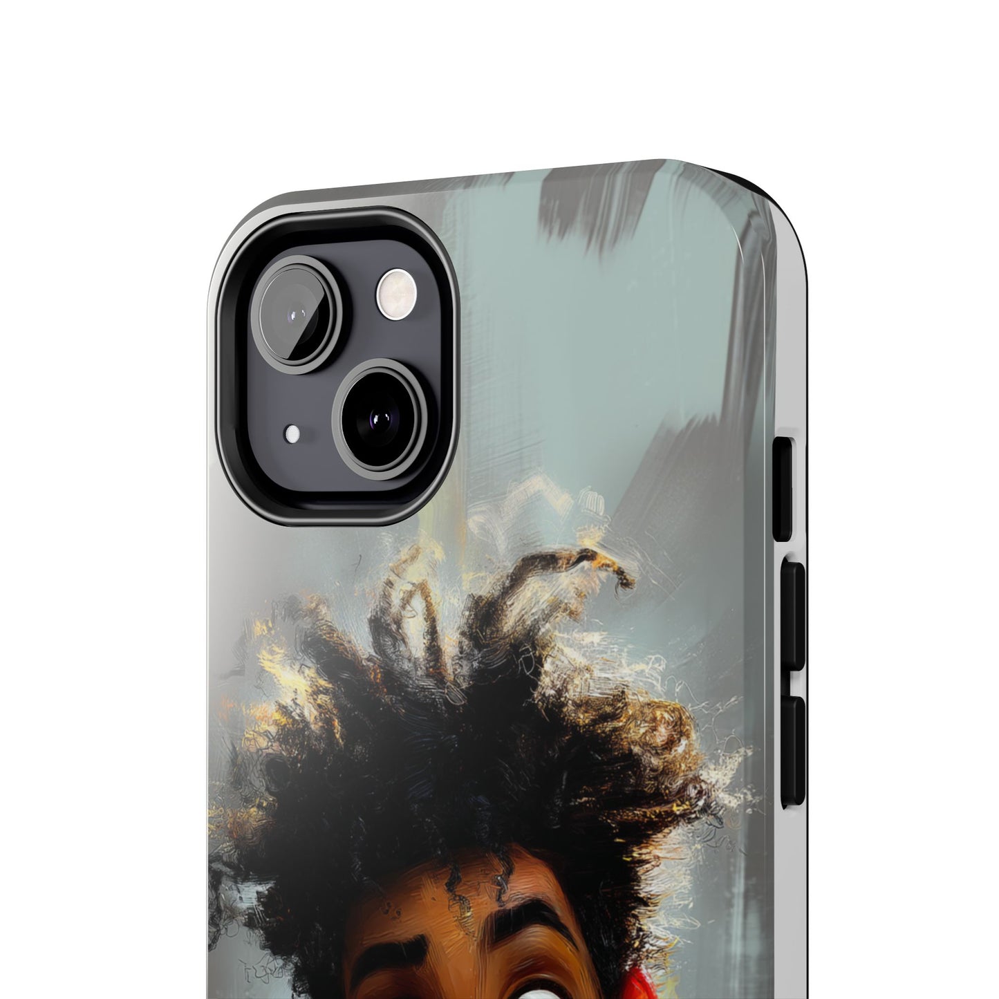 Artistic Tough Phone Case - Unique Design with Character - Great Gift Idea