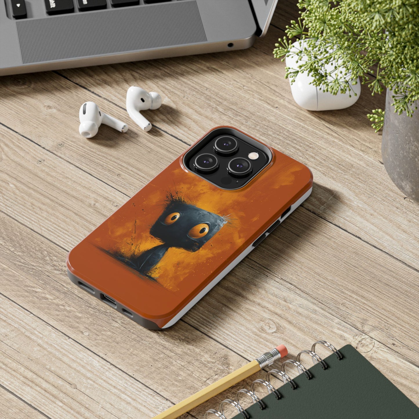 Cute Monster Tough Phone Case - Durable Protector for Kids & Adults