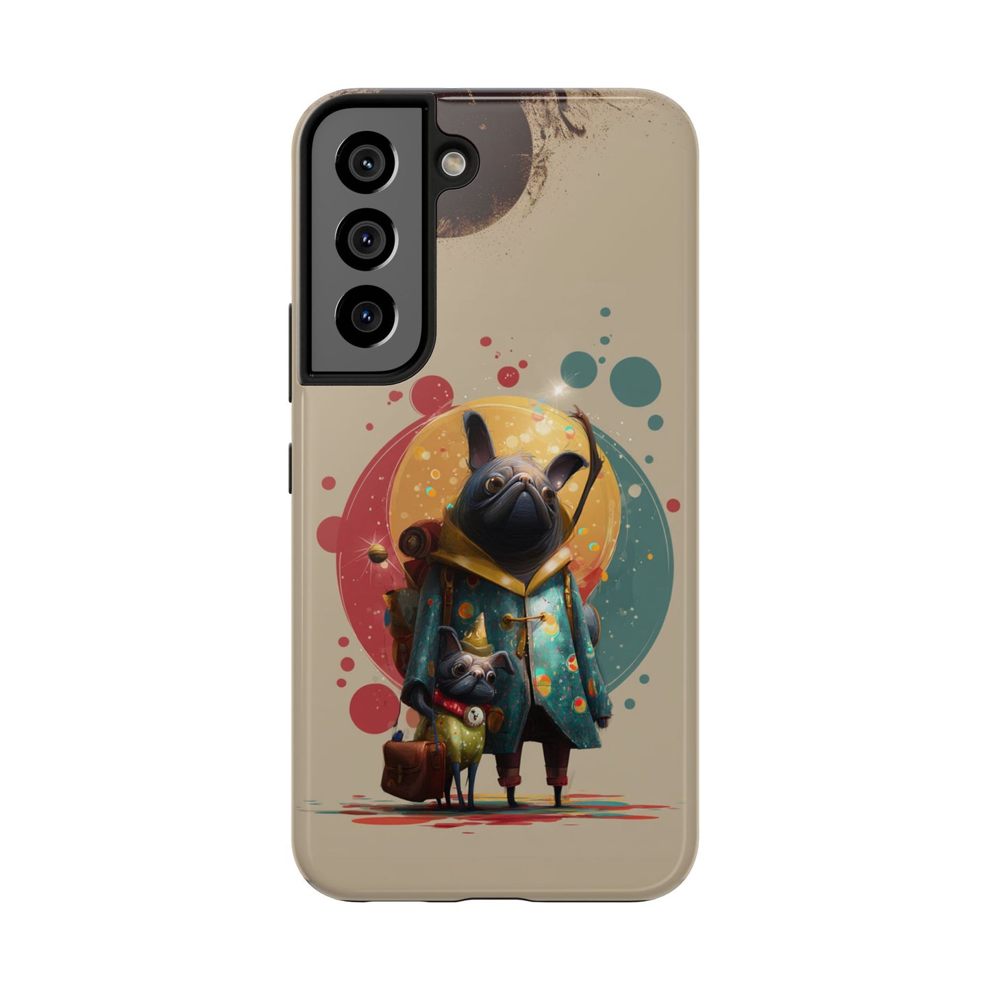 Whimsical Pet-Inspired Tough Phone Case - Perfect for Animal Lovers