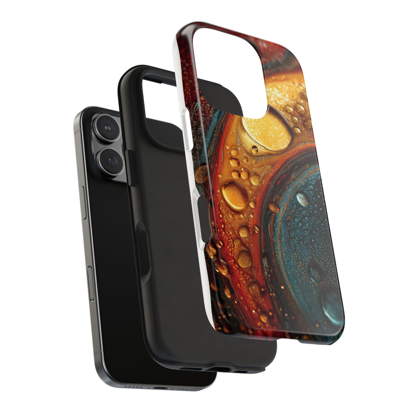 Vibrant Watercolor Tough Phone Case - Colorful Abstract Design