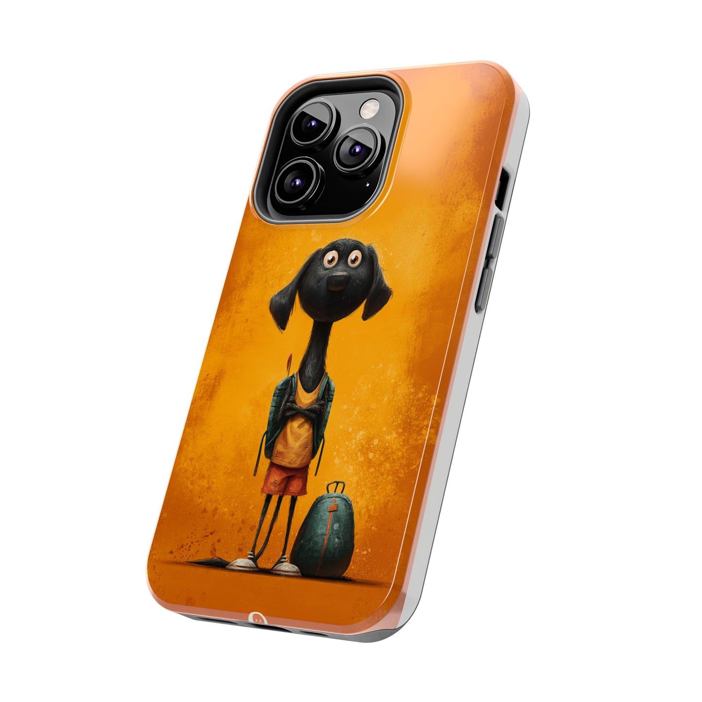 Cute Dog Art Tough Phone Case for Animal Lovers