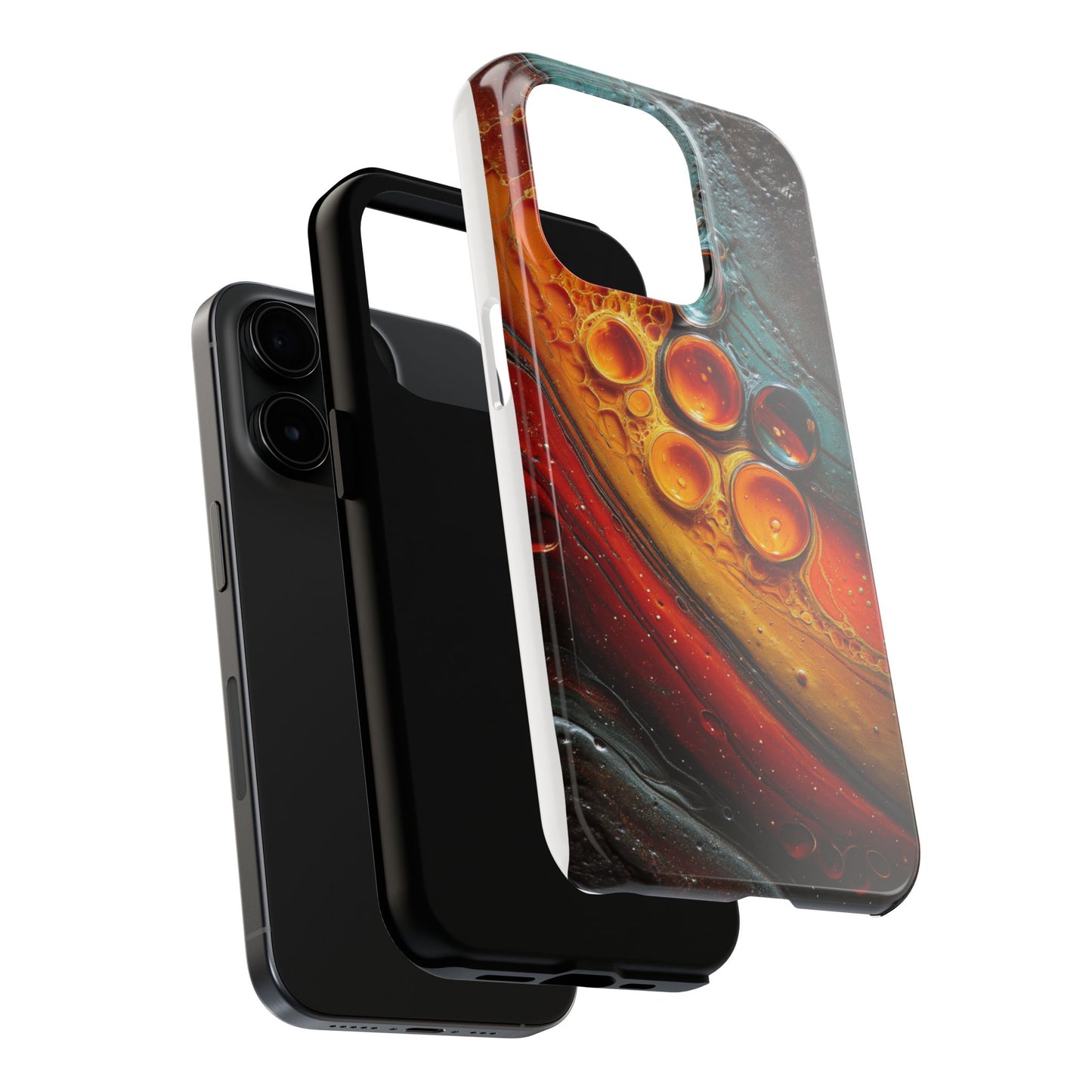Artistic Tough Phone Case - Unique Abstract Design for Durable Protection