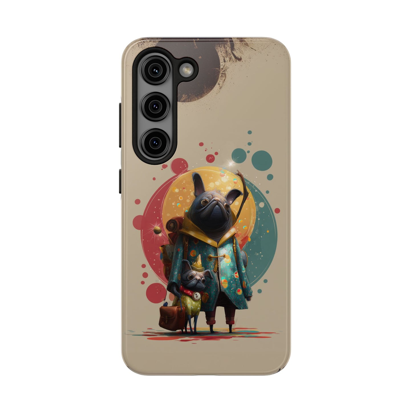 Whimsical Pet-Inspired Tough Phone Case - Perfect for Animal Lovers