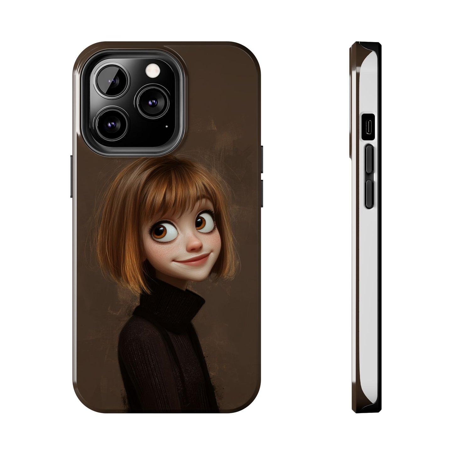 Cute Cartoon Character Tough Phone Case - Durable & Stylish Protection