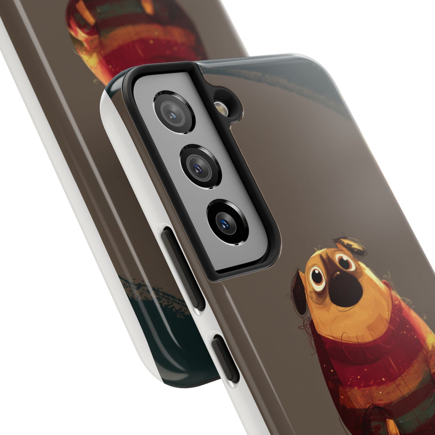 Cute Pug Tough Phone Case - Durable & Stylish Protection for Pet Lovers