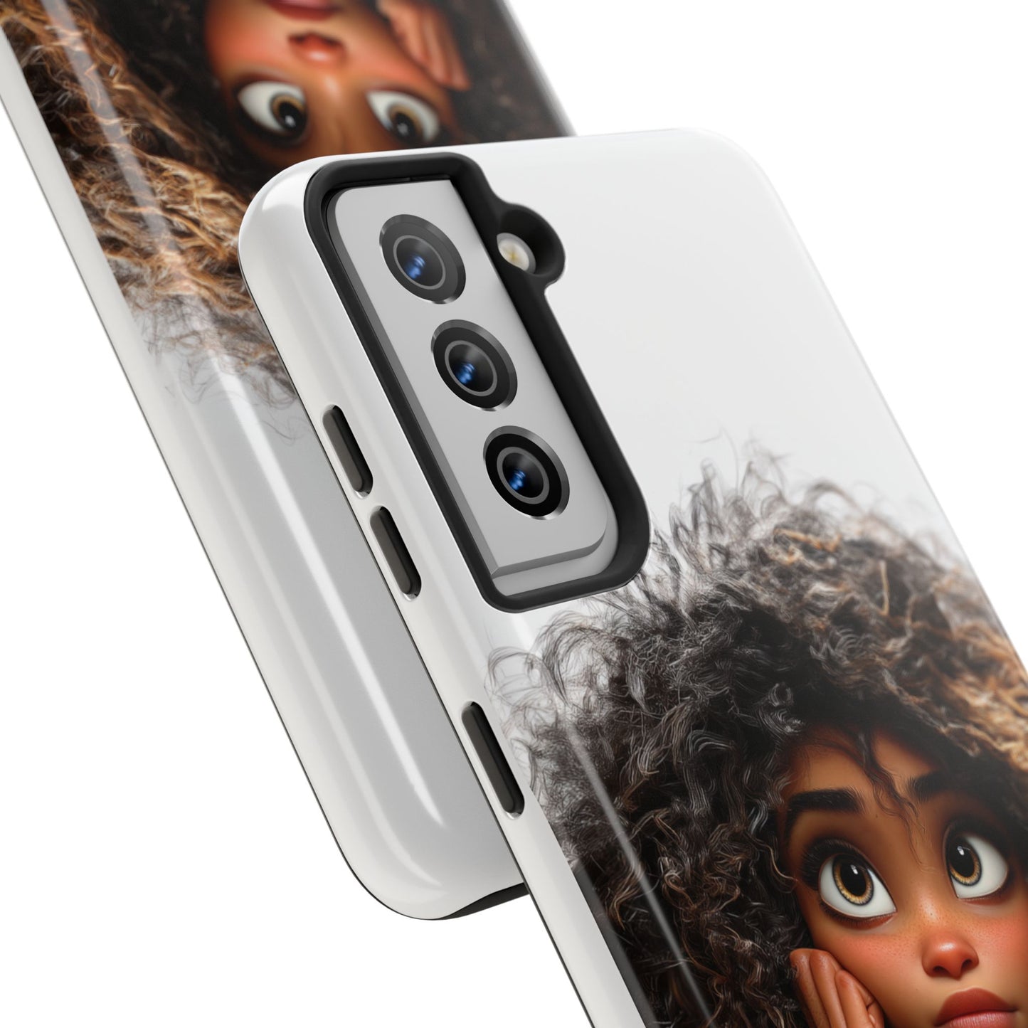 Whimsical Tough Phone Case – Playful Character Design for Teens & Creatives