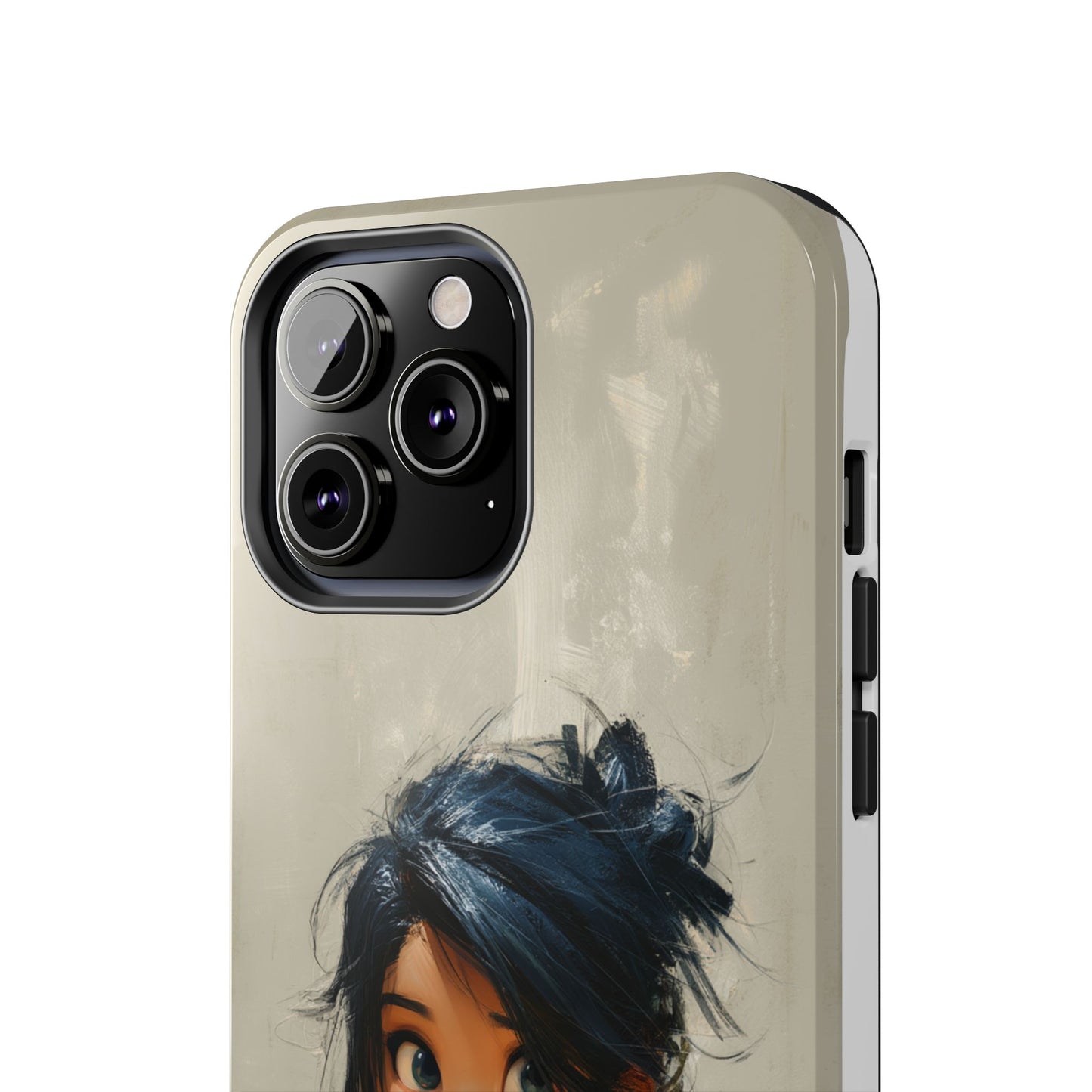 Artistic Tough Phone Case – Unique Portrait Design for Creatives