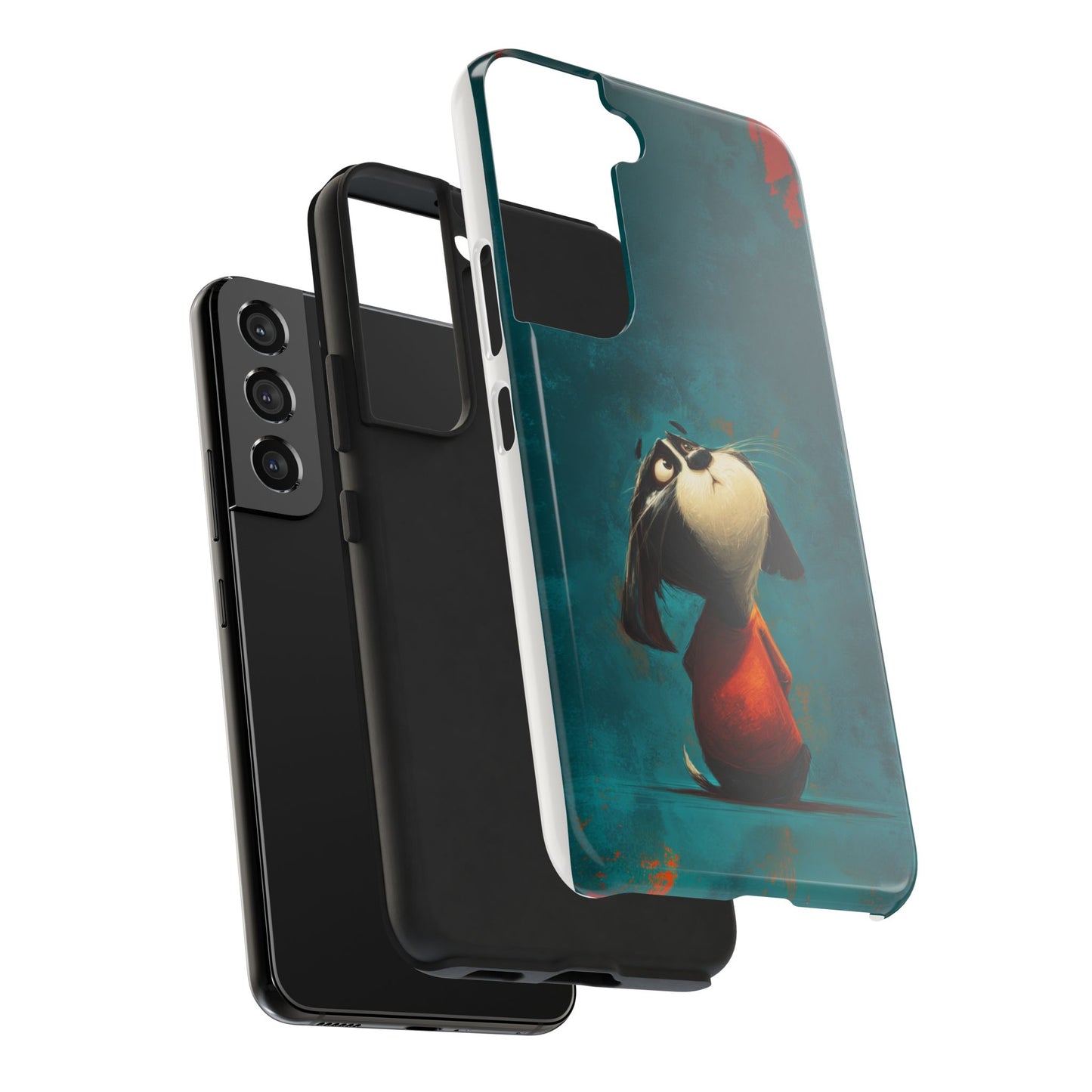 Whimsical Dog Tough Phone Case - Perfect for Pet Lovers!
