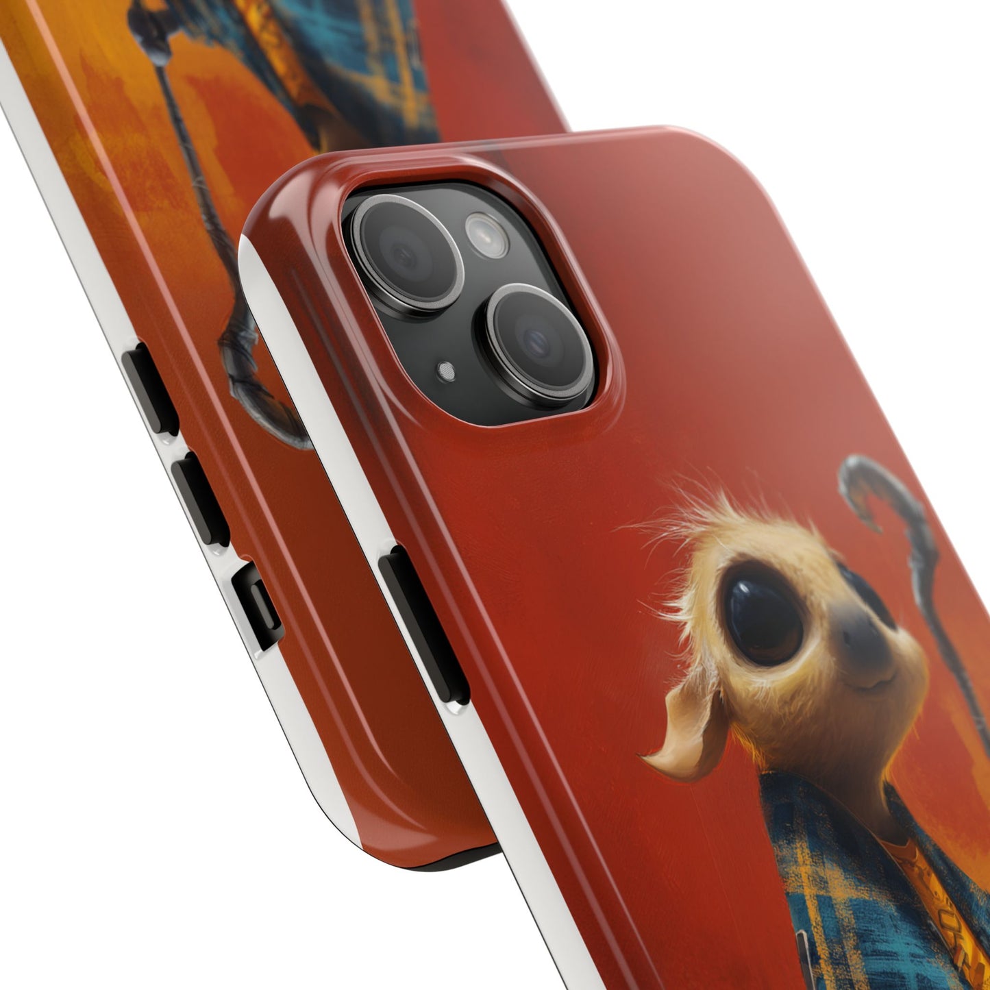 Whimsical Tough Phone Case - Cute Character Design for Kids & Adults