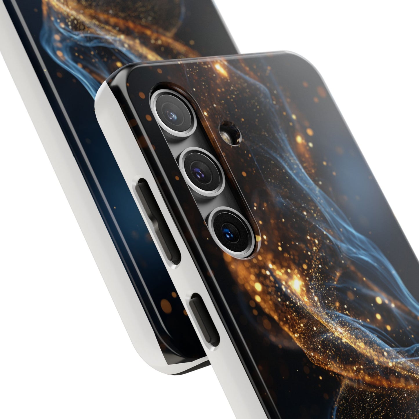 Elegant Gold Swirl Tough Phone Case – Durable & Stylish Protection for Your Device