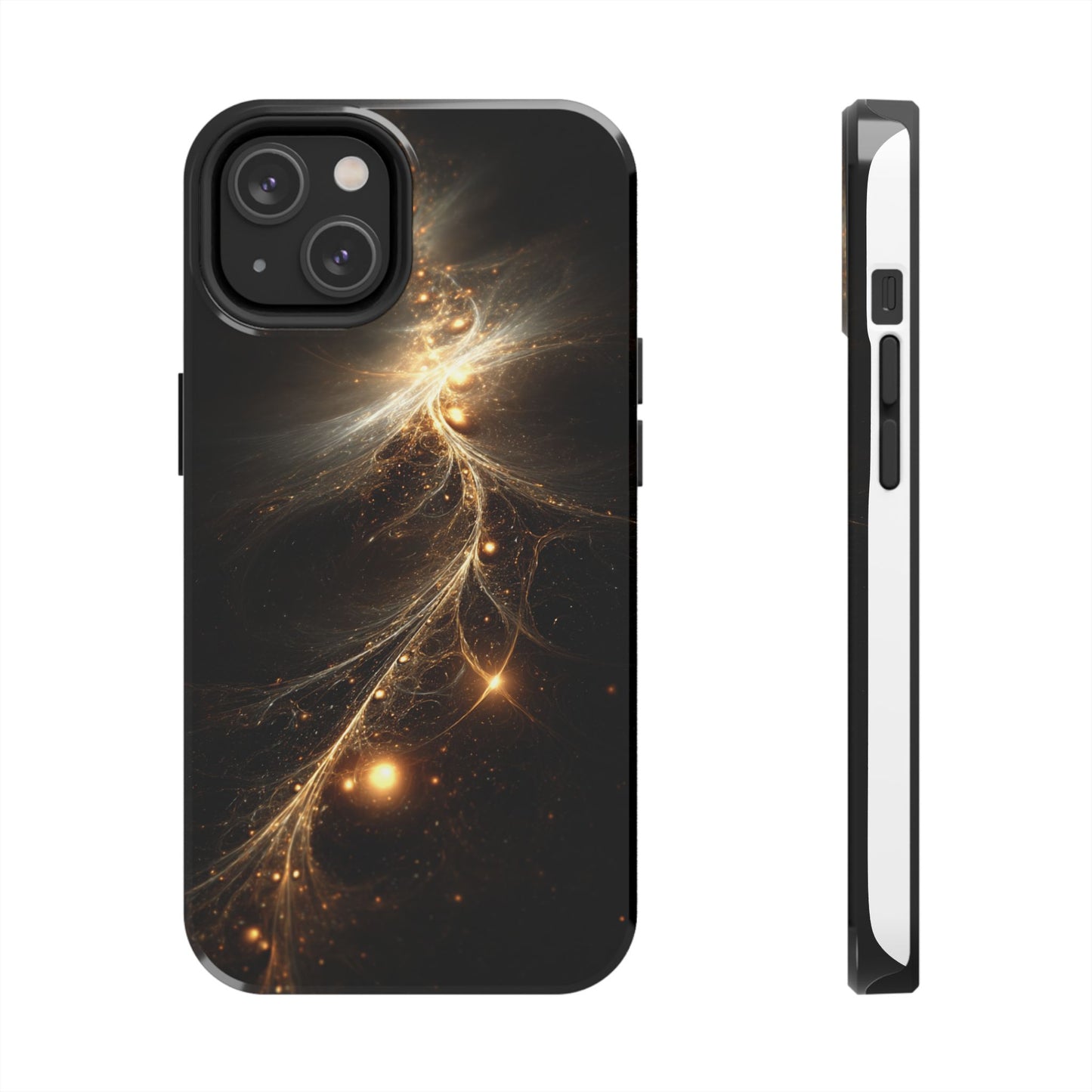 Cosmic Glow Tough Phone Case - Galaxy Design for Sci-Fi Lovers
