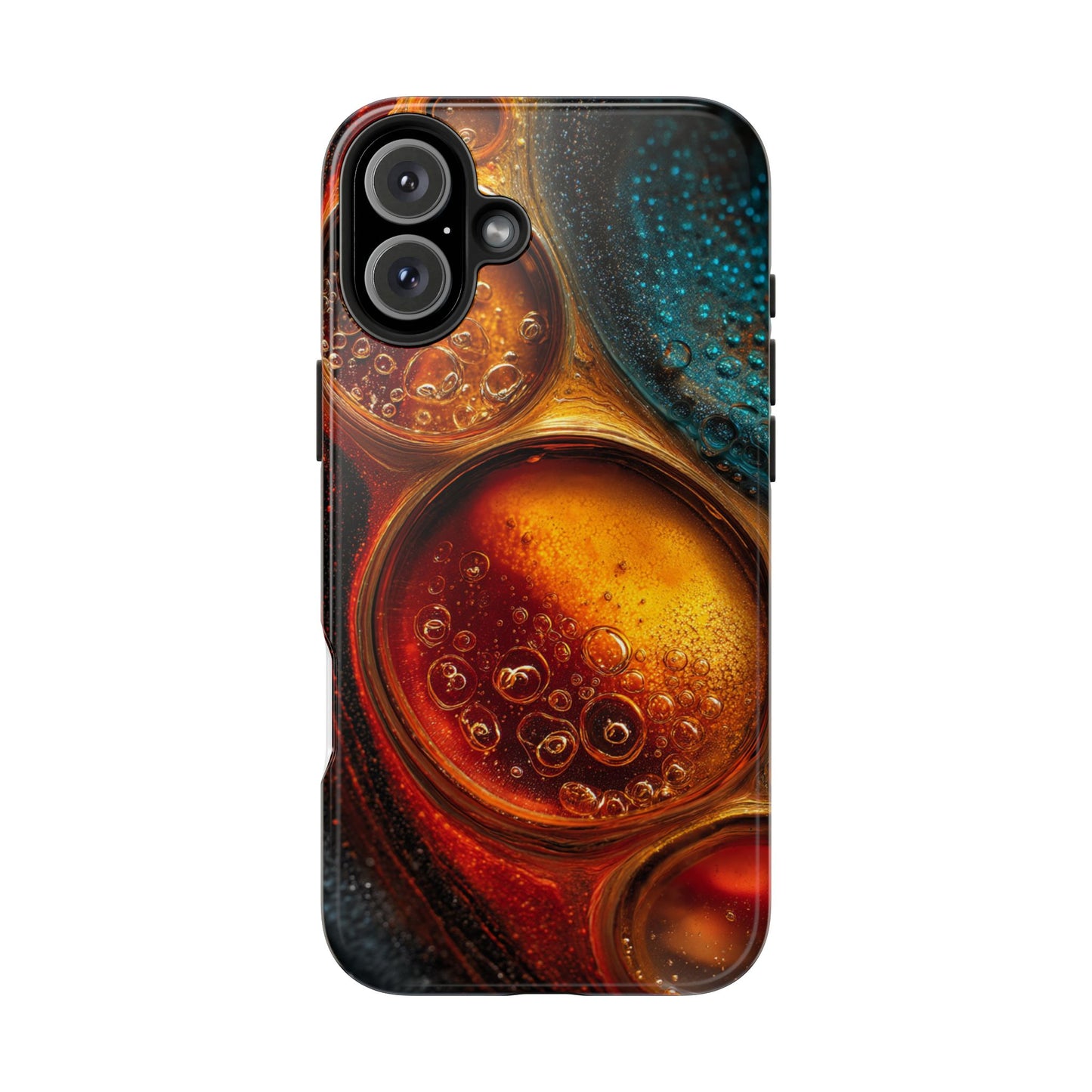 Vibrant Abstract Tough Phone Case – Bubble Design for Ultimate Protection