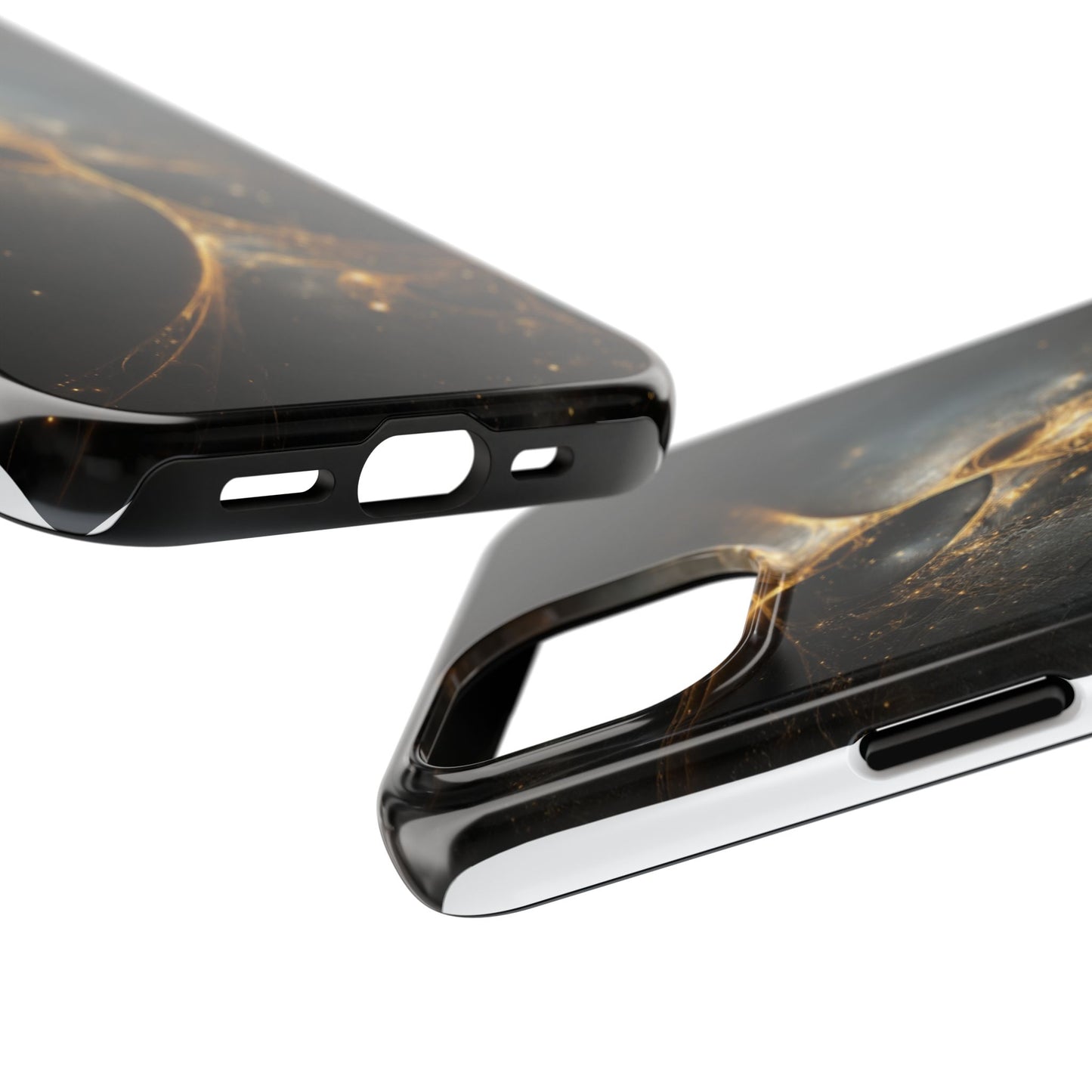 Galactic Elegance Tough Phone Case - Premium Protection for Cosmic Lovers