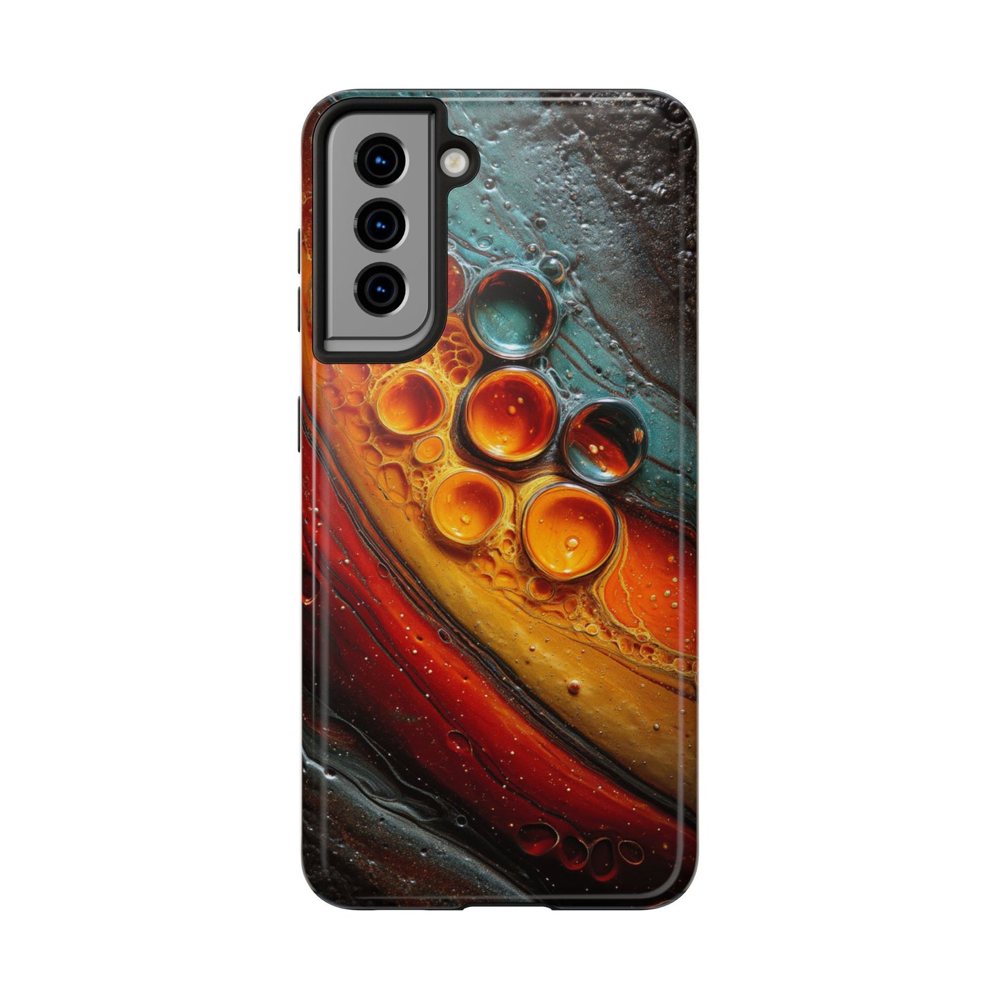 Artistic Tough Phone Case - Unique Abstract Design for Durable Protection