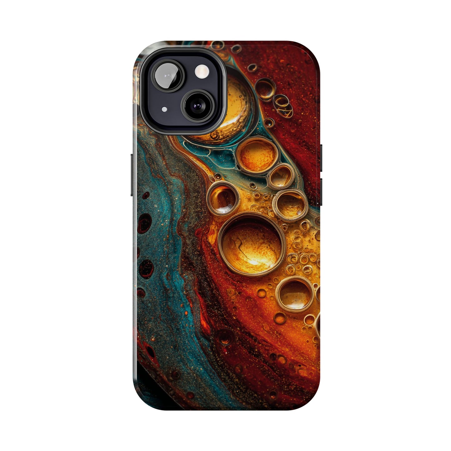 Abstract Art Tough Phone Case - Unique Colorful Design