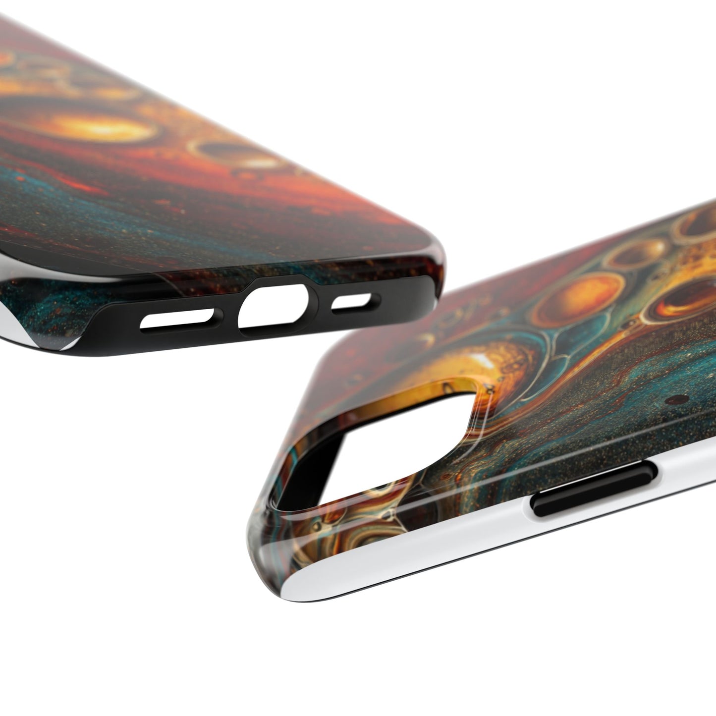 Abstract Art Tough Phone Case - Unique Colorful Design
