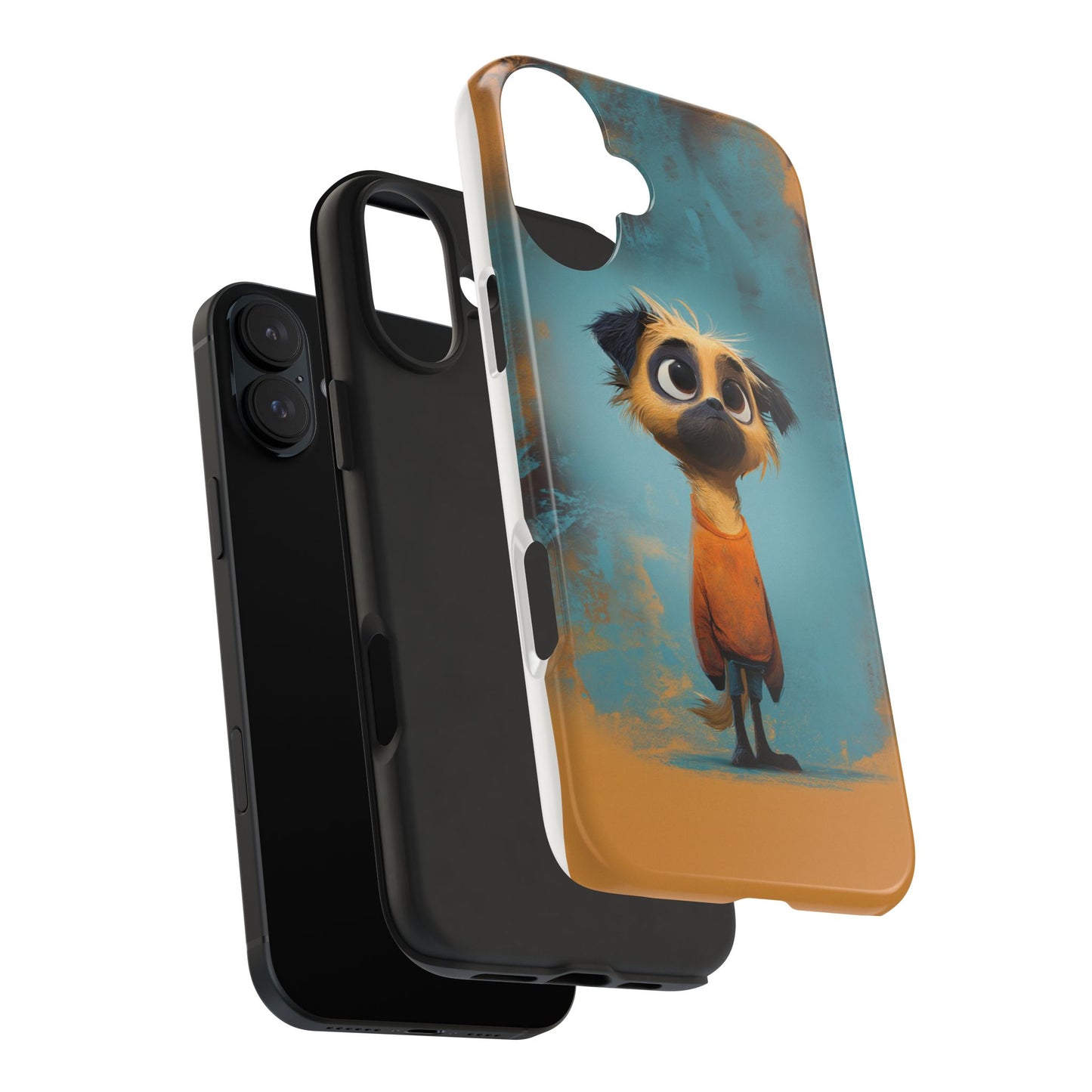 Cute Cartoon Dog Tough Phone Case for Pet Lovers