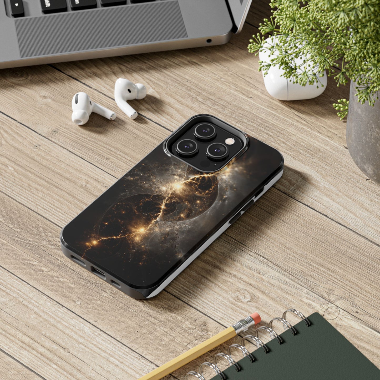 Galaxy-Inspired Tough Phone Case - Cosmic Protection for Your Device