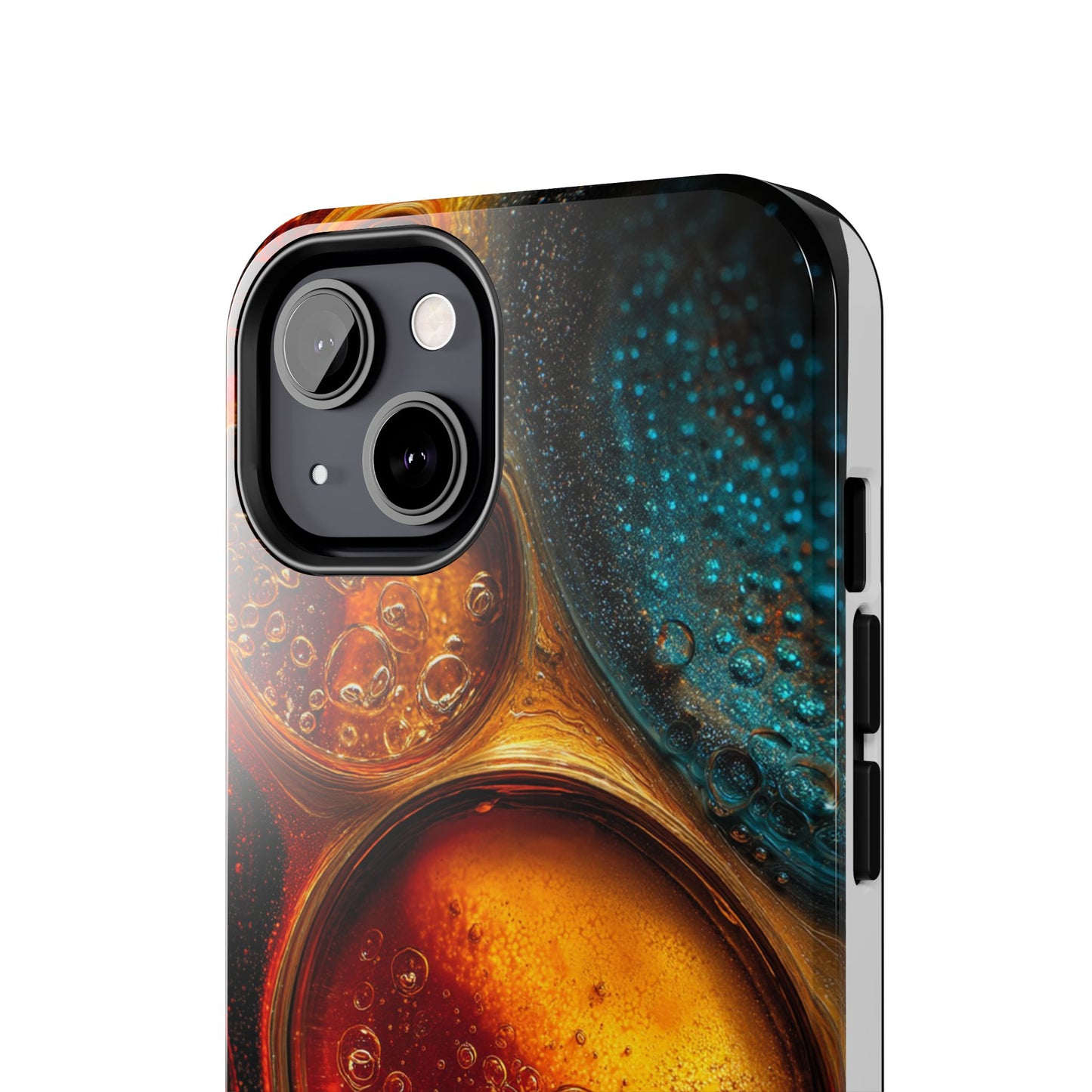Vibrant Abstract Tough Phone Case – Bubble Design for Ultimate Protection