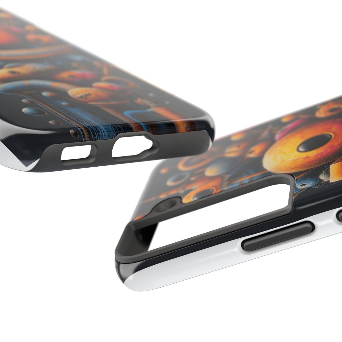 Unique Tough Phone Case with Abstract Art Design