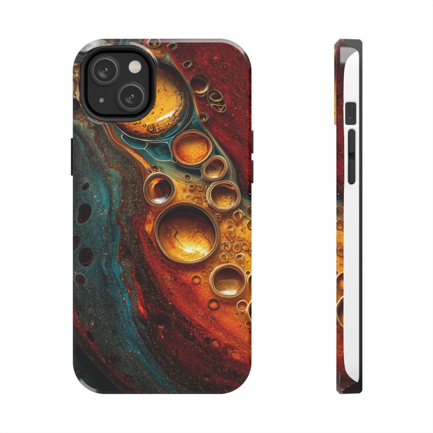 Abstract Art Tough Phone Case - Unique Colorful Design
