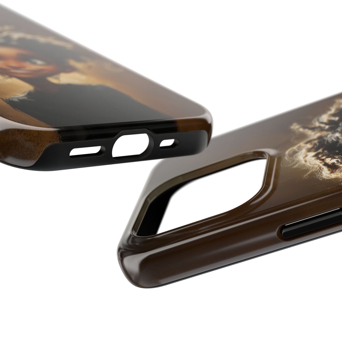 Whimsical Tough Phone Case with Playful Character Design