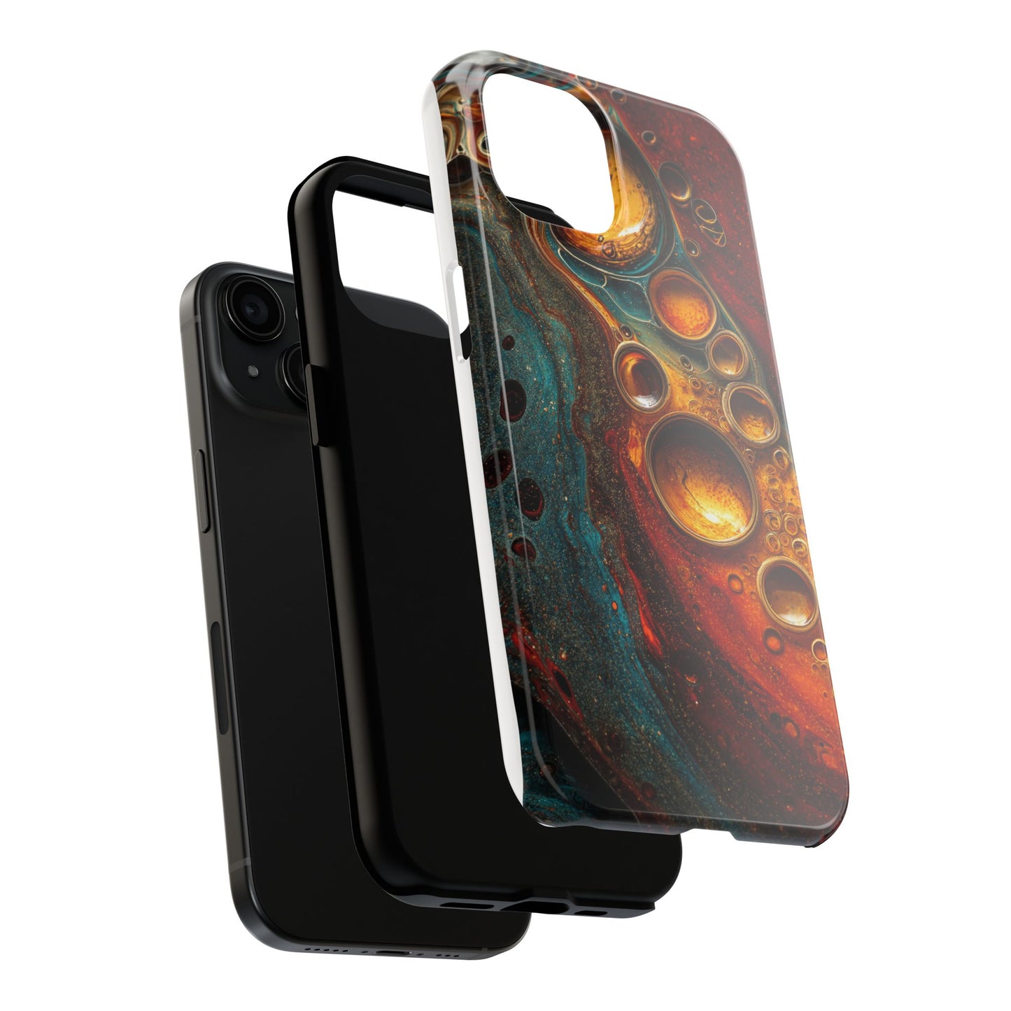 Abstract Art Tough Phone Case - Unique Colorful Design