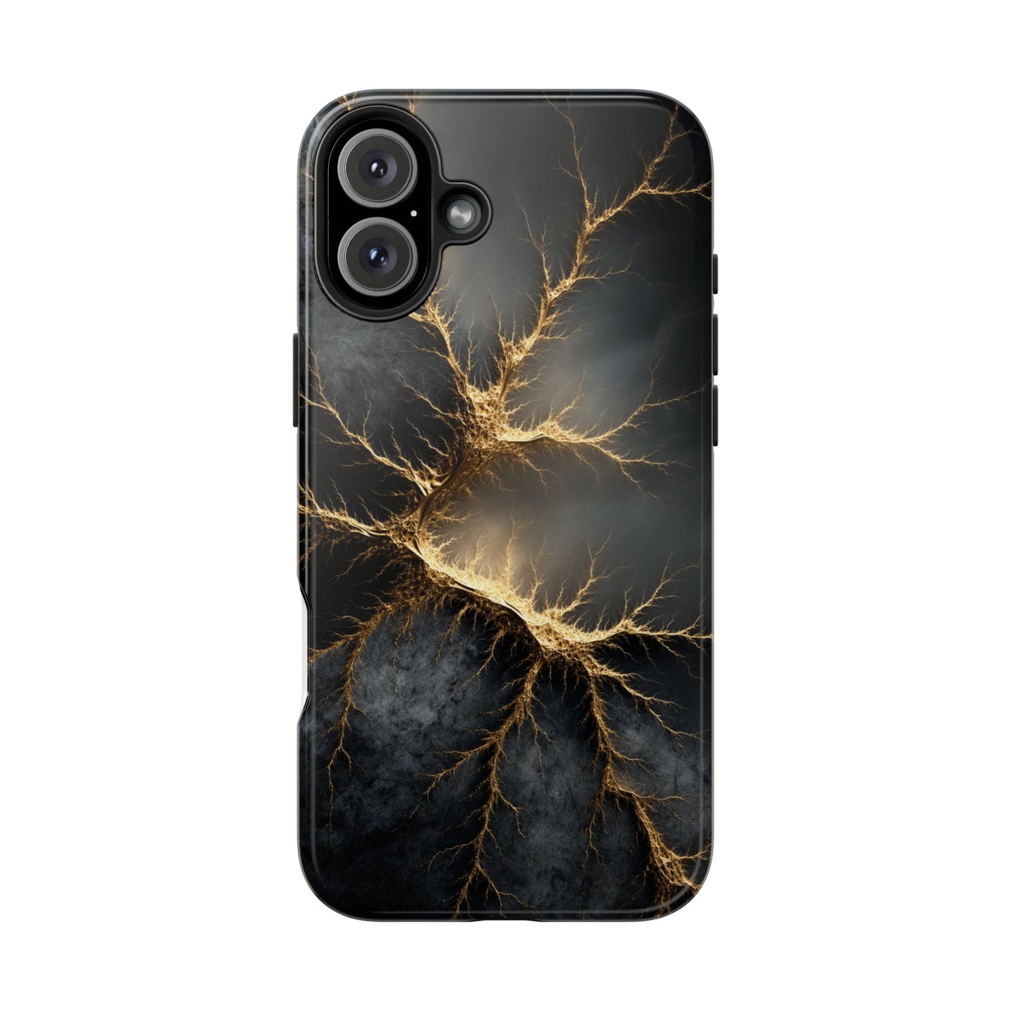 Electric Lightning Tough Phone Case - Durable Protection with Striking Design