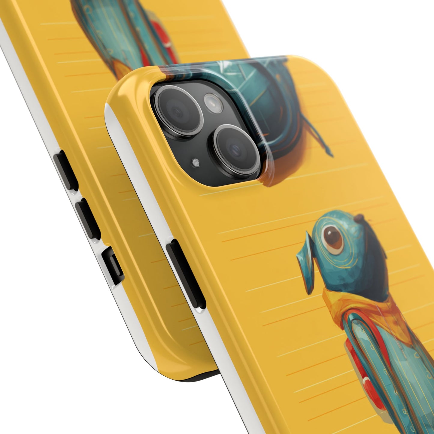 Colorful Animal Art Tough Phone Case - Perfect for Pet Lovers & Kids