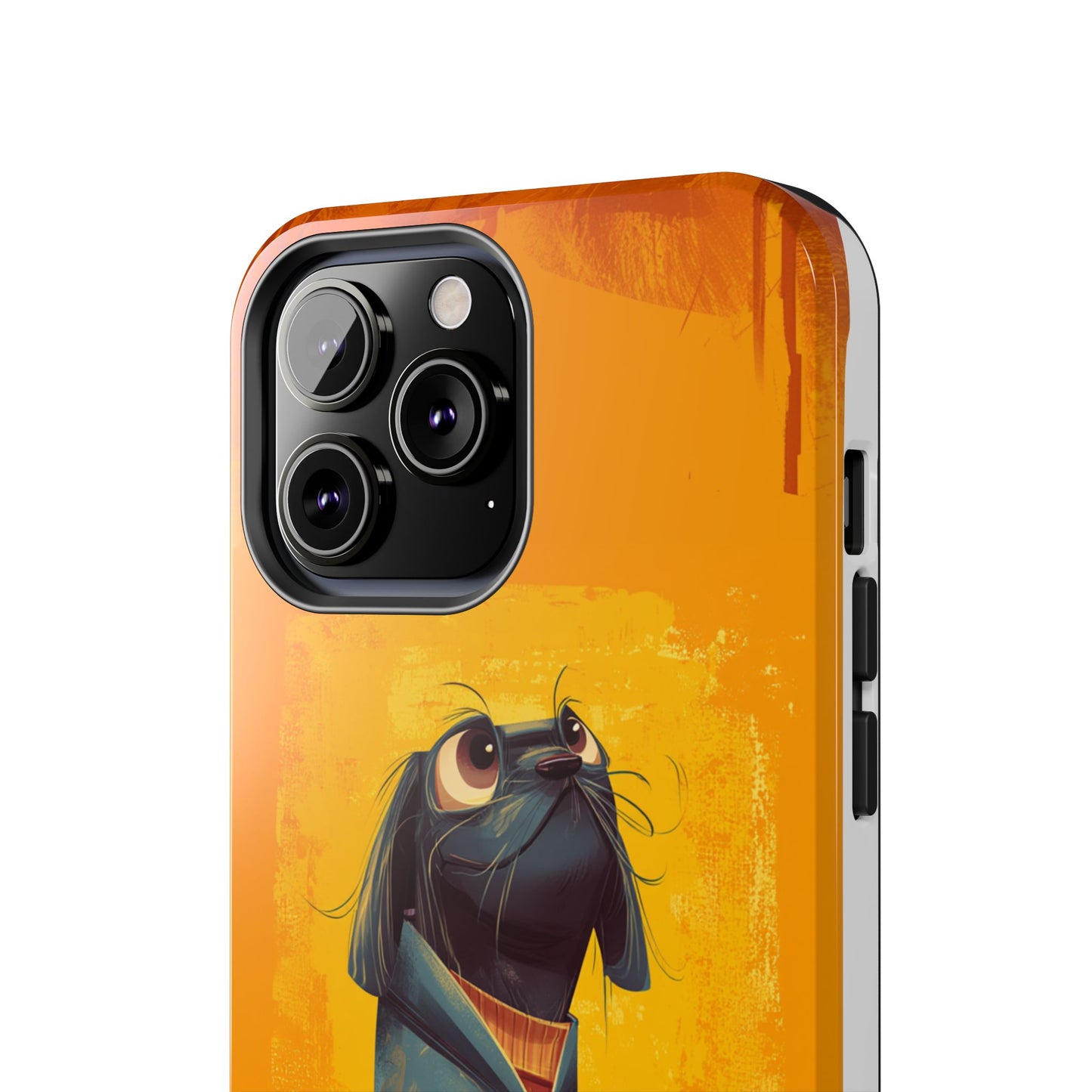 Fun Dog Art Tough Phone Case - Durable Pet Lover Gift