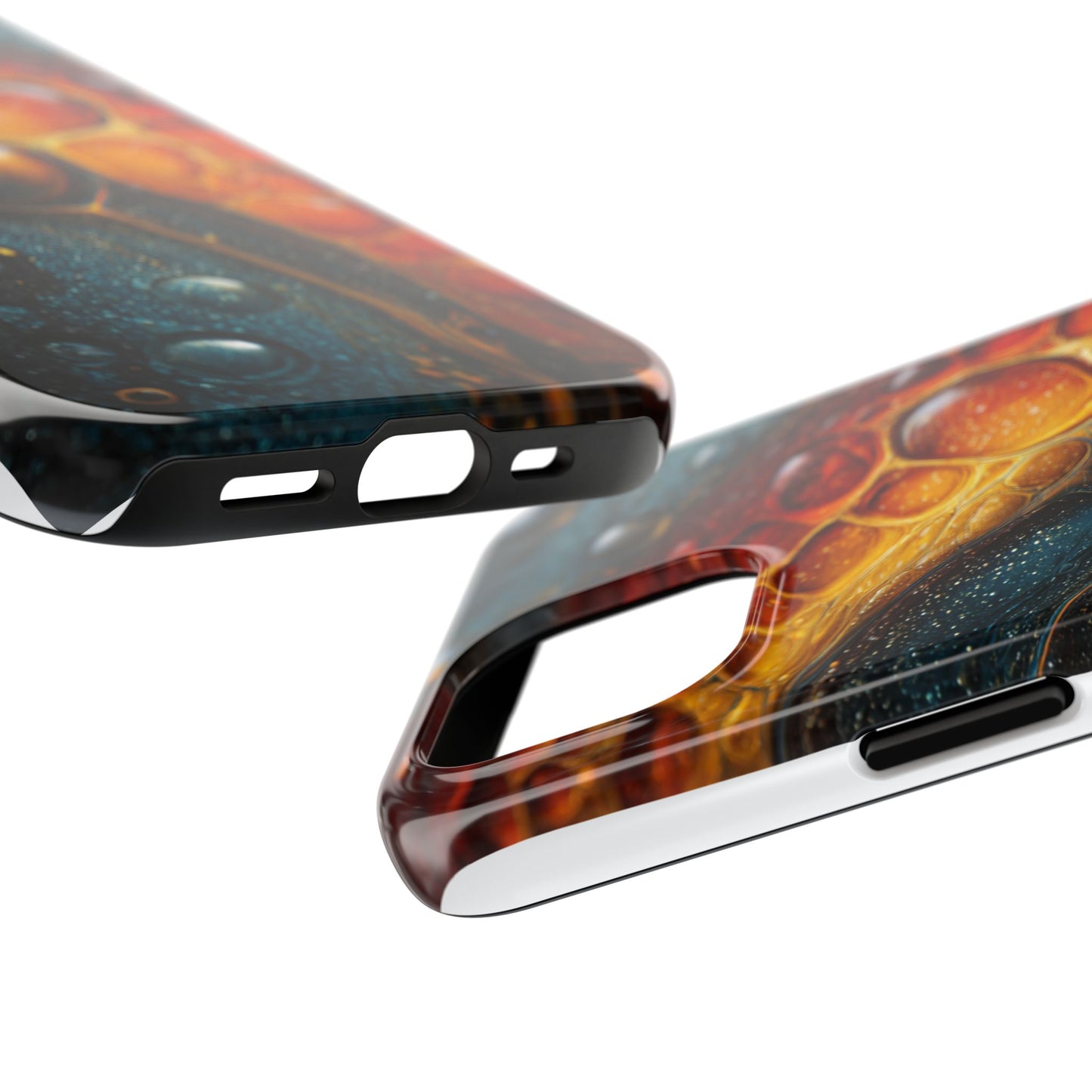 Abstract Art Tough Phone Case - Colorful Design for Stylish Protection