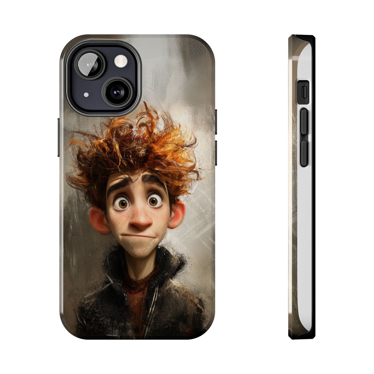 Whimsical Tough Phone Case – Unique Art Design for Creative Souls