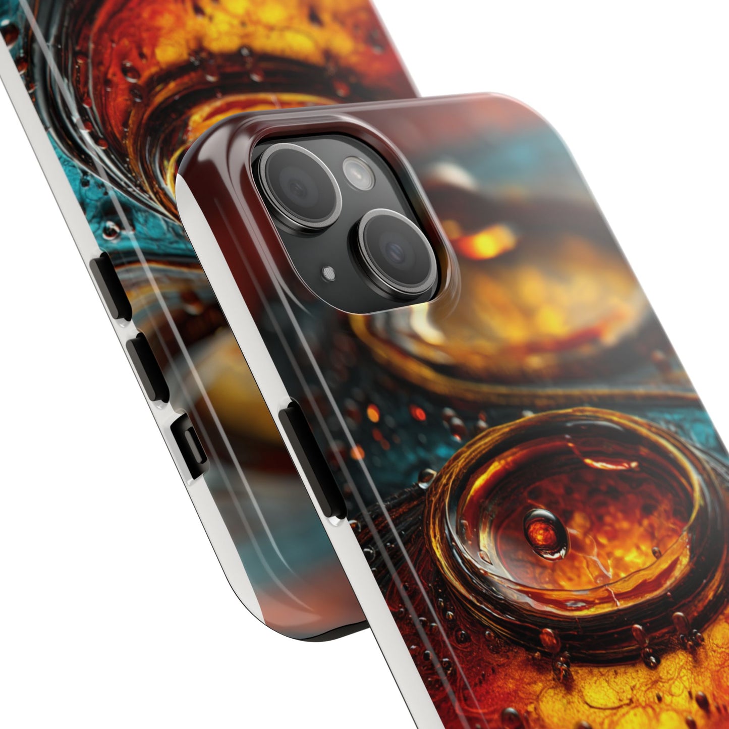Artistic Tough Phone Case – Abstract Colorful Design for Unique Protection