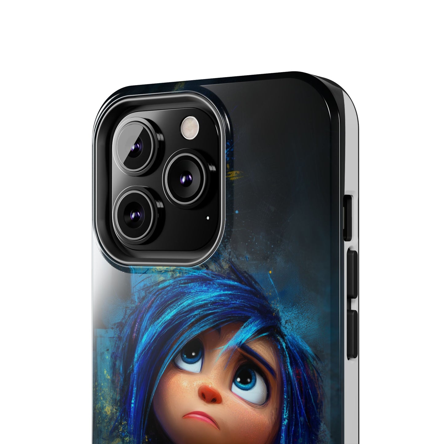 Unique Artsy Tough Phone Case – Emotional Abstract Design for Creative Souls