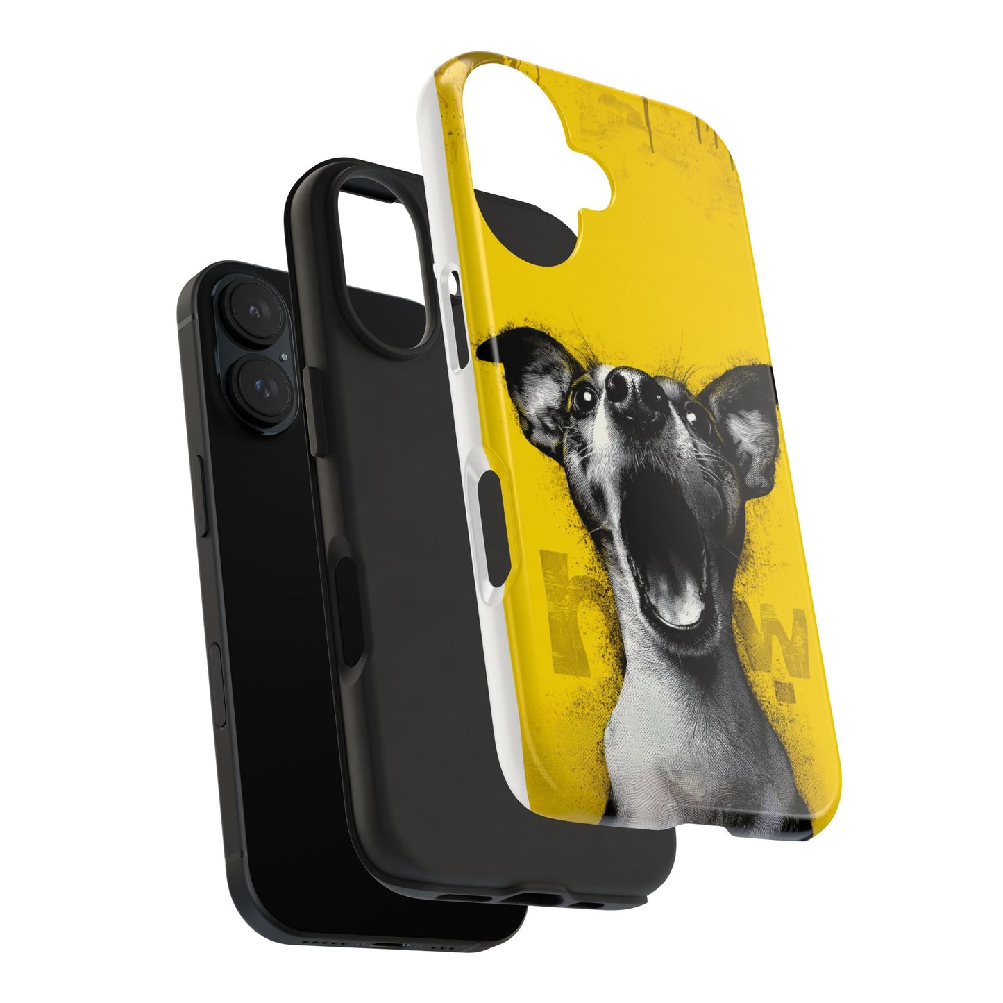 Vibrant Dog Lover Tough Phone Case – Durable Pet-Inspired Protection with Bold Design