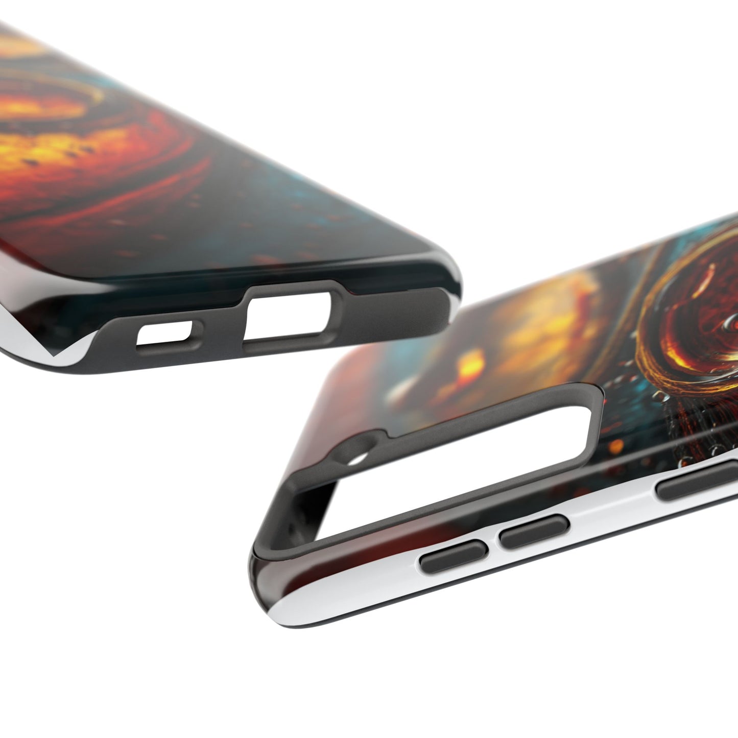 Artistic Tough Phone Case – Abstract Colorful Design for Unique Protection