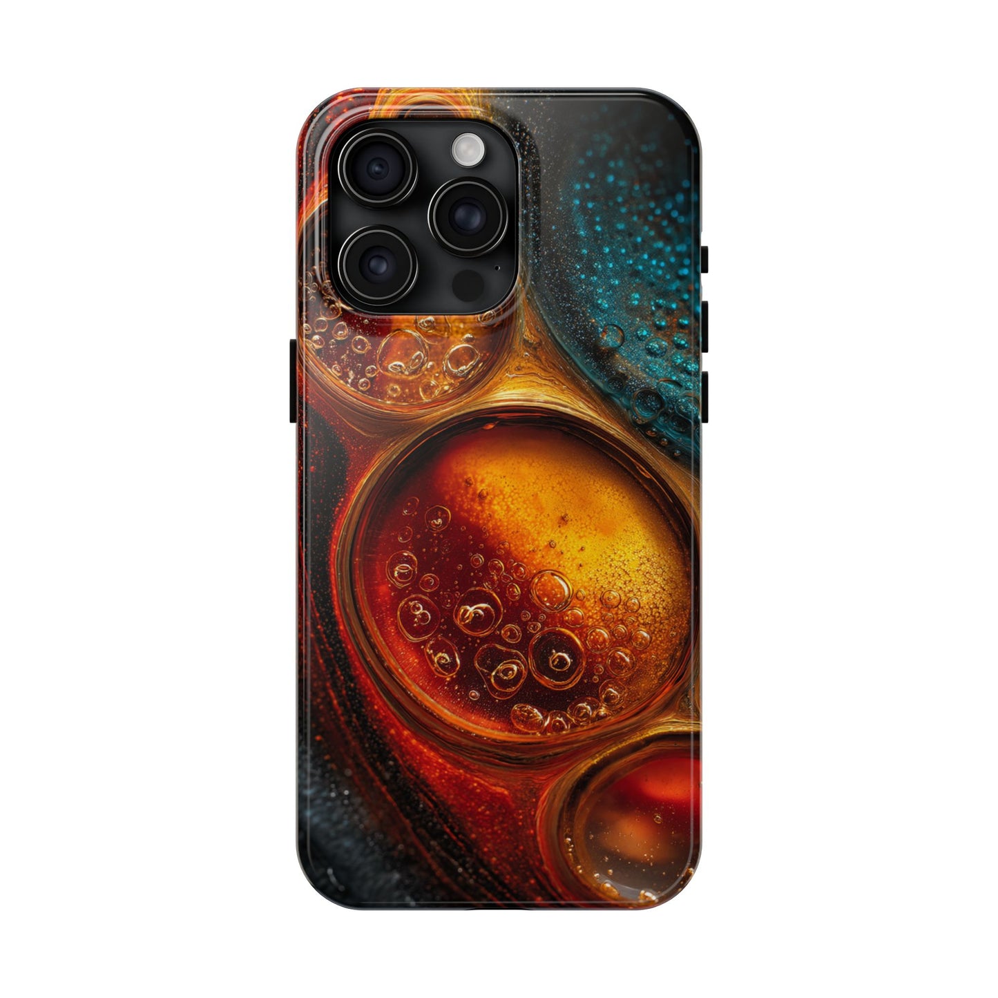 Vibrant Abstract Tough Phone Case – Bubble Design for Ultimate Protection