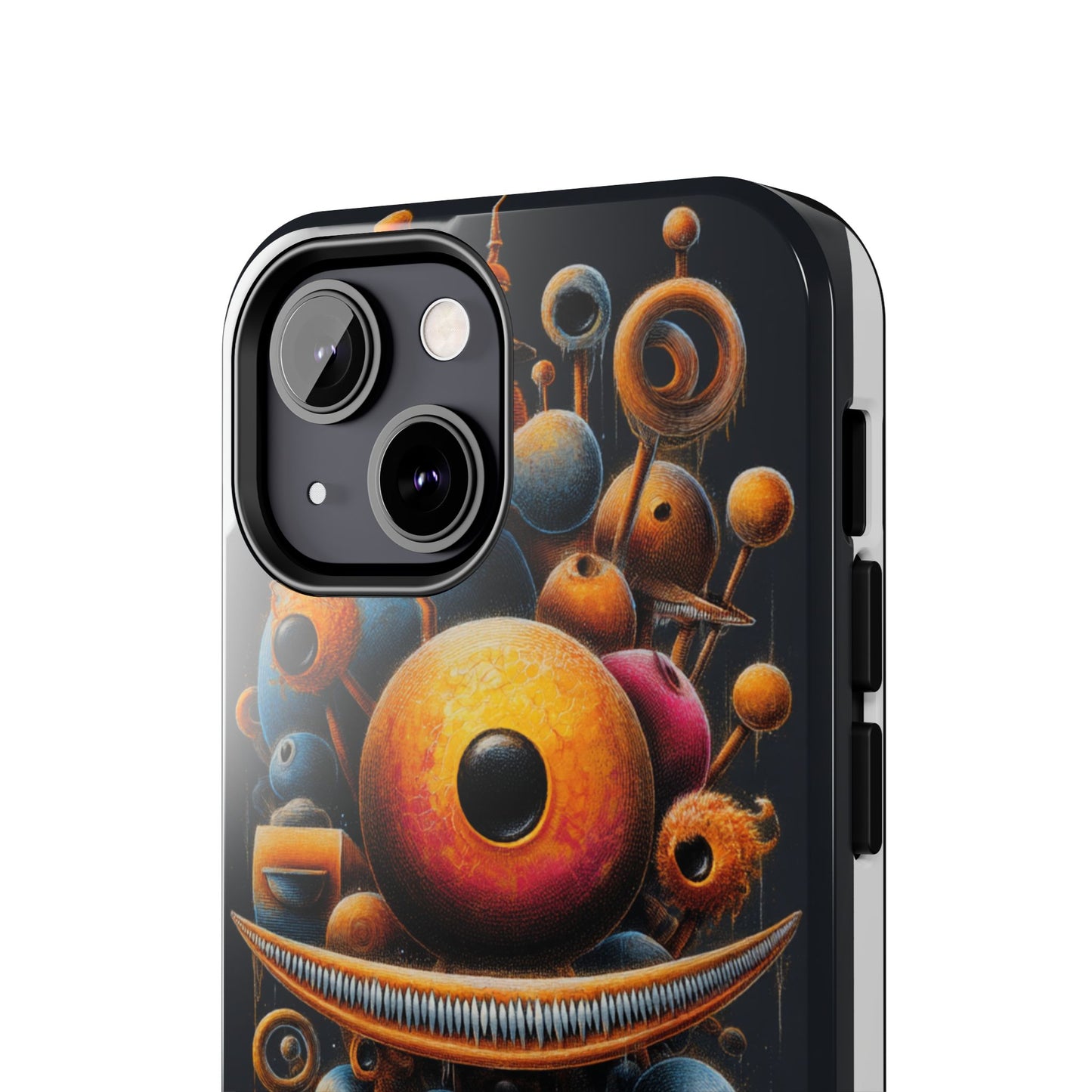 Unique Tough Phone Case with Abstract Art Design